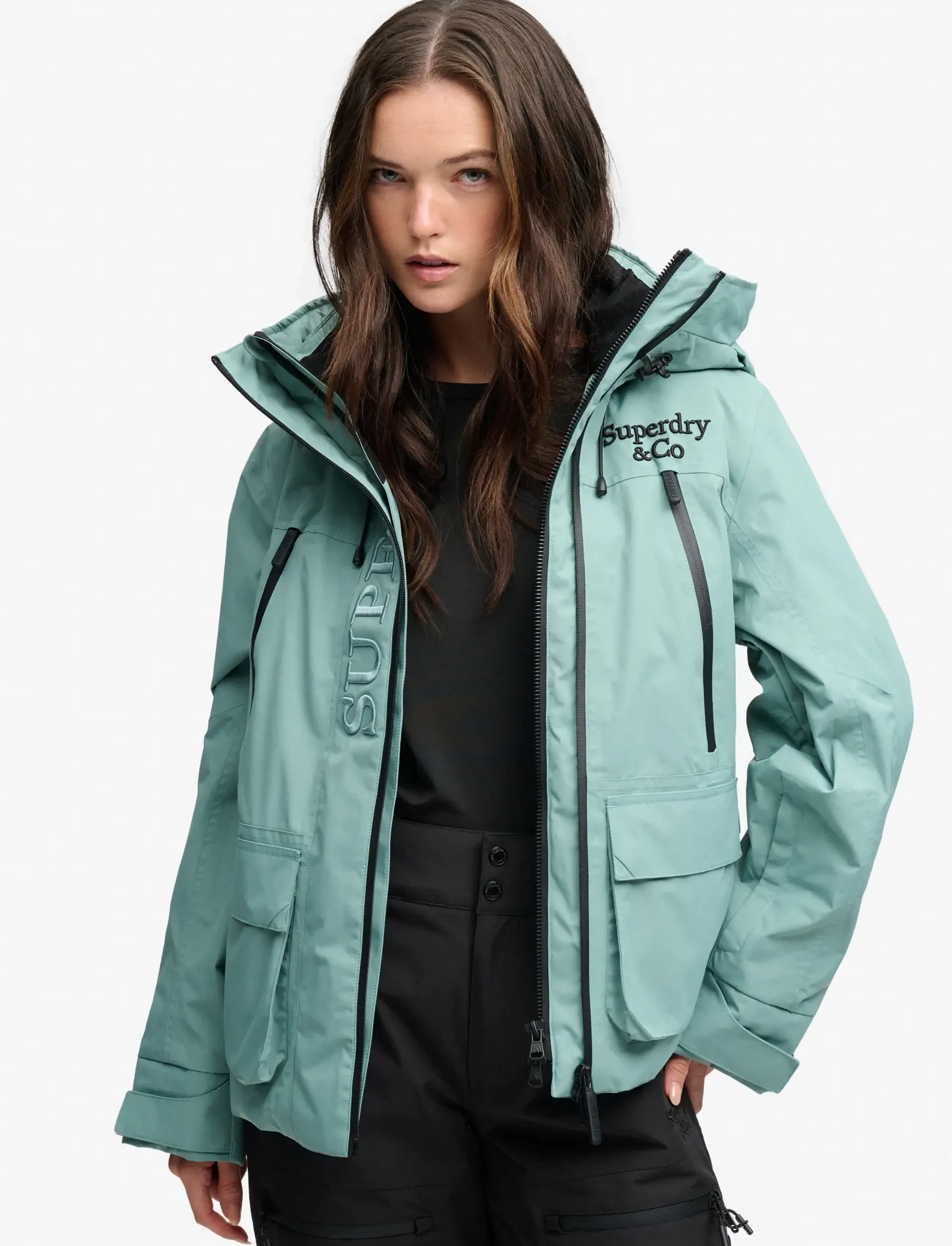 Superdry Sport - ULTIMATE FREESTYLE SKI JACKET - suusariietus - fossil green - 4
