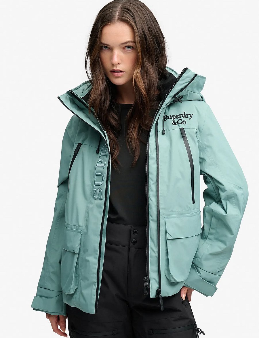 Superdry Sport - ULTIMATE FREESTYLE SKI JACKET - suusariietus - fossil green - 4