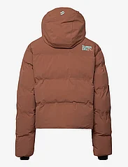 Superdry Sport - HOODED BOXY PUFFER JACKET - down- & padded jackets - rawhide brown - 1
