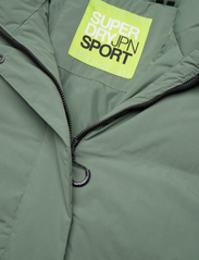 Superdry Sport - HOODED LONGLINE PUFFER JACKET - padded coats - laurel khaki - 2