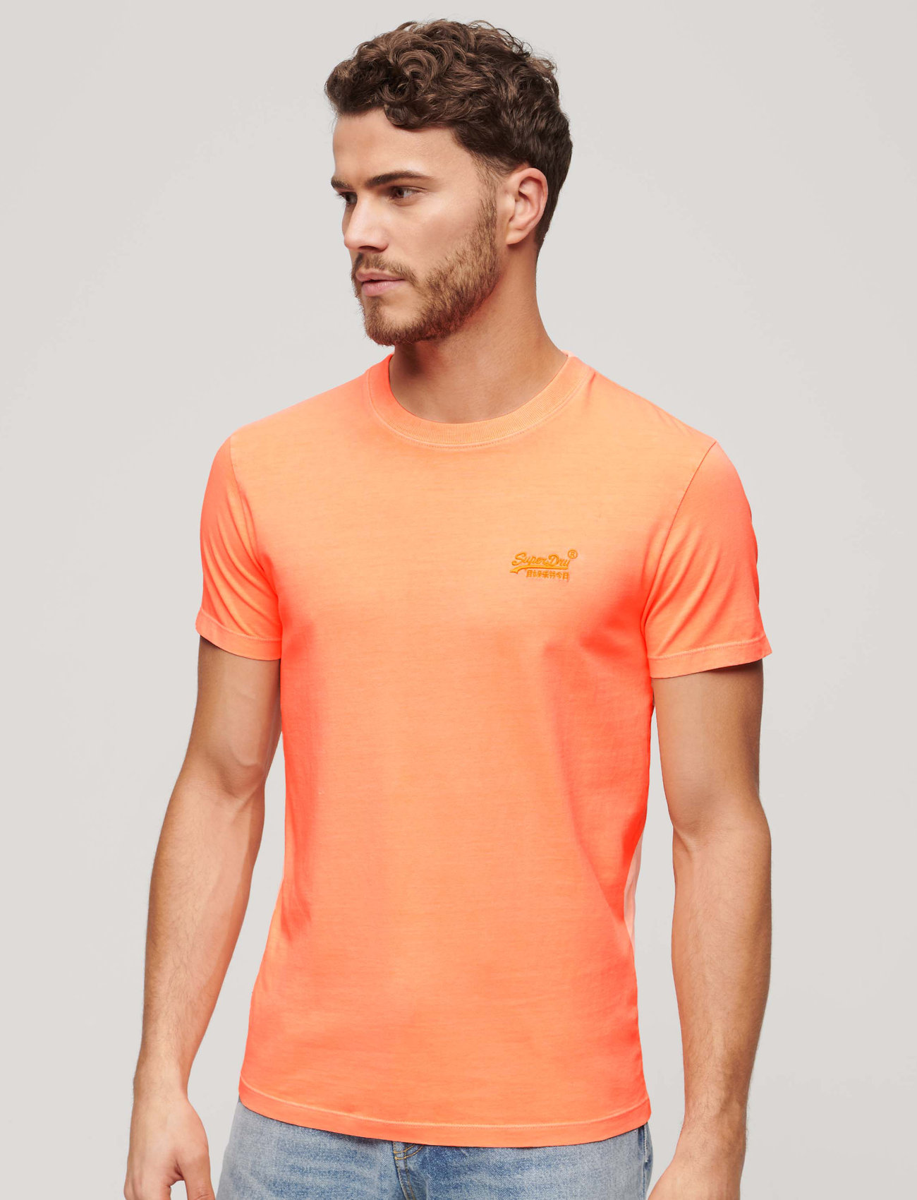 Superdry Essential Logo Emb Neon Tee - - S 2