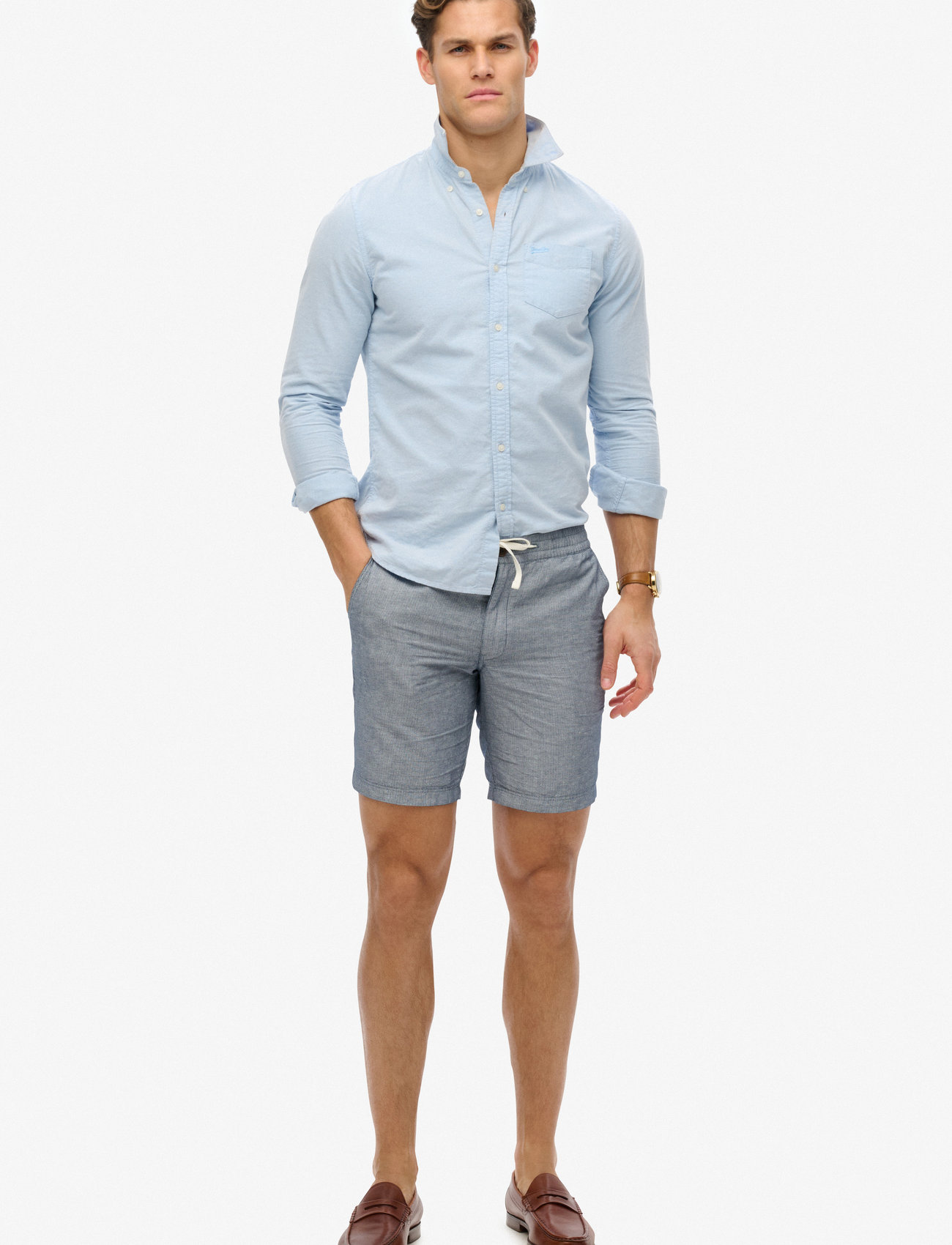 Superdry Merchant Linen Short - Navy - XL 2