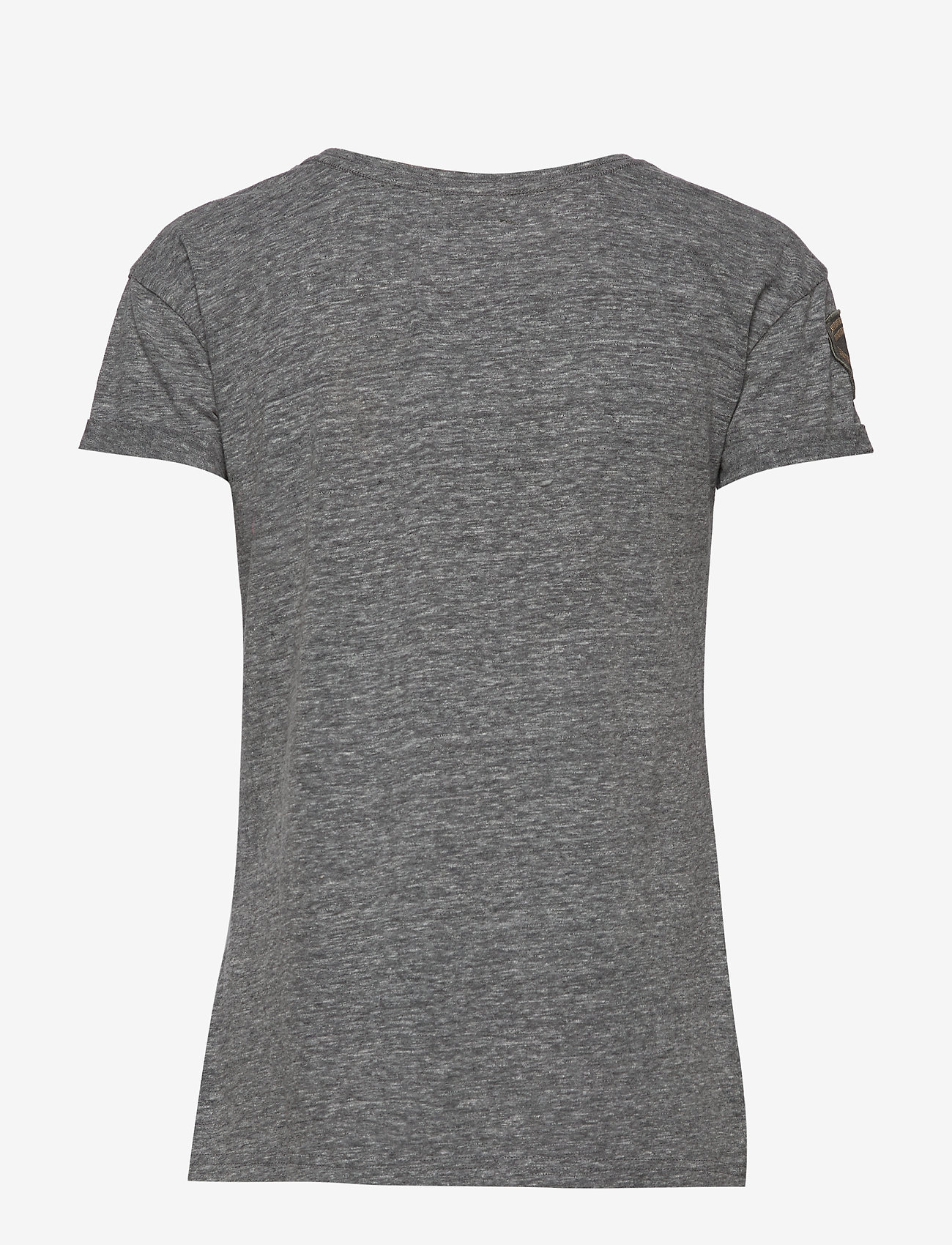 Superdry - FAYE SCRIPT SLIM BF TEE - charcoal rugged - 1