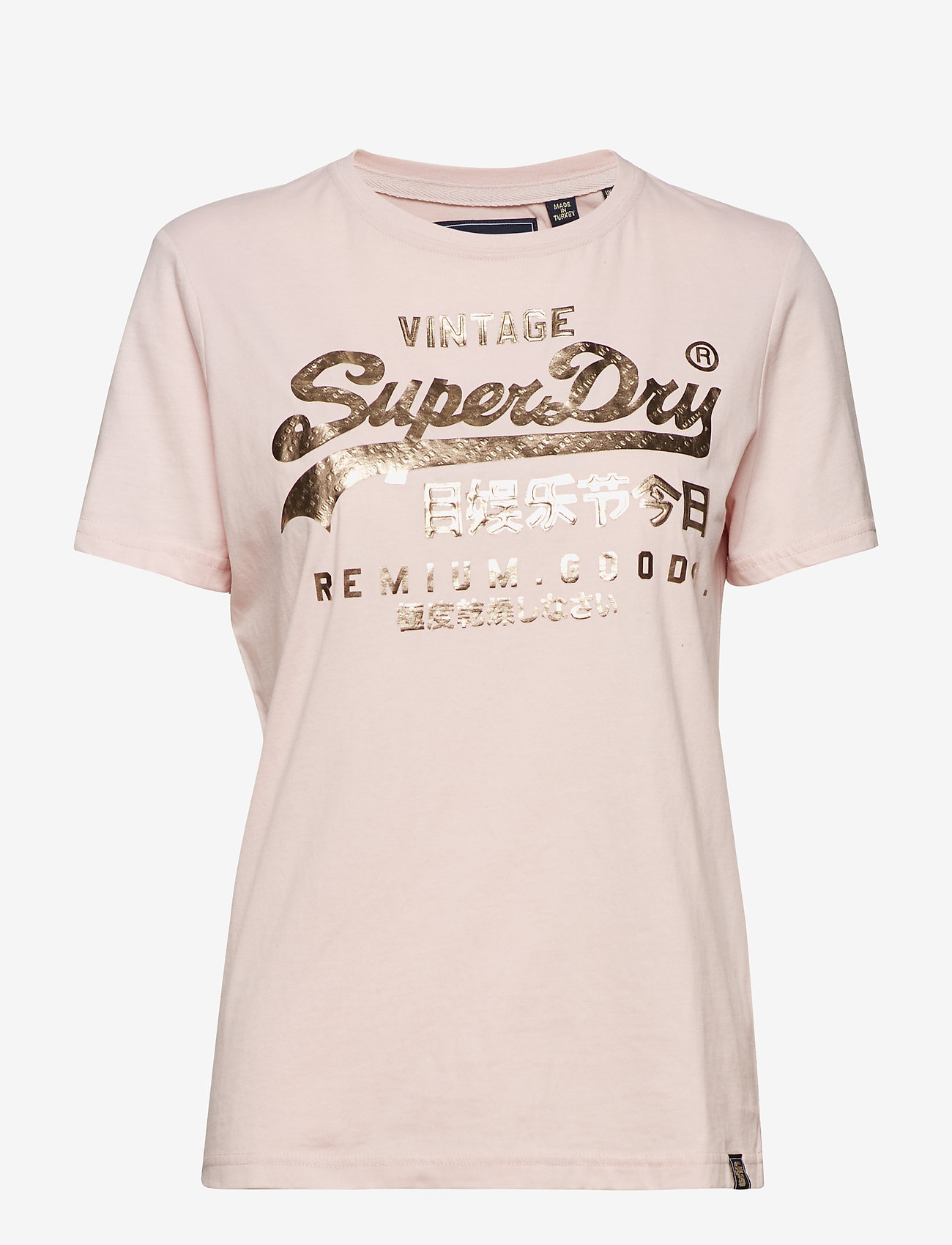 Superdry - PREMIUM GOODS PUFF FOIL INFILL ENTRY TEE - lotus marl - 0