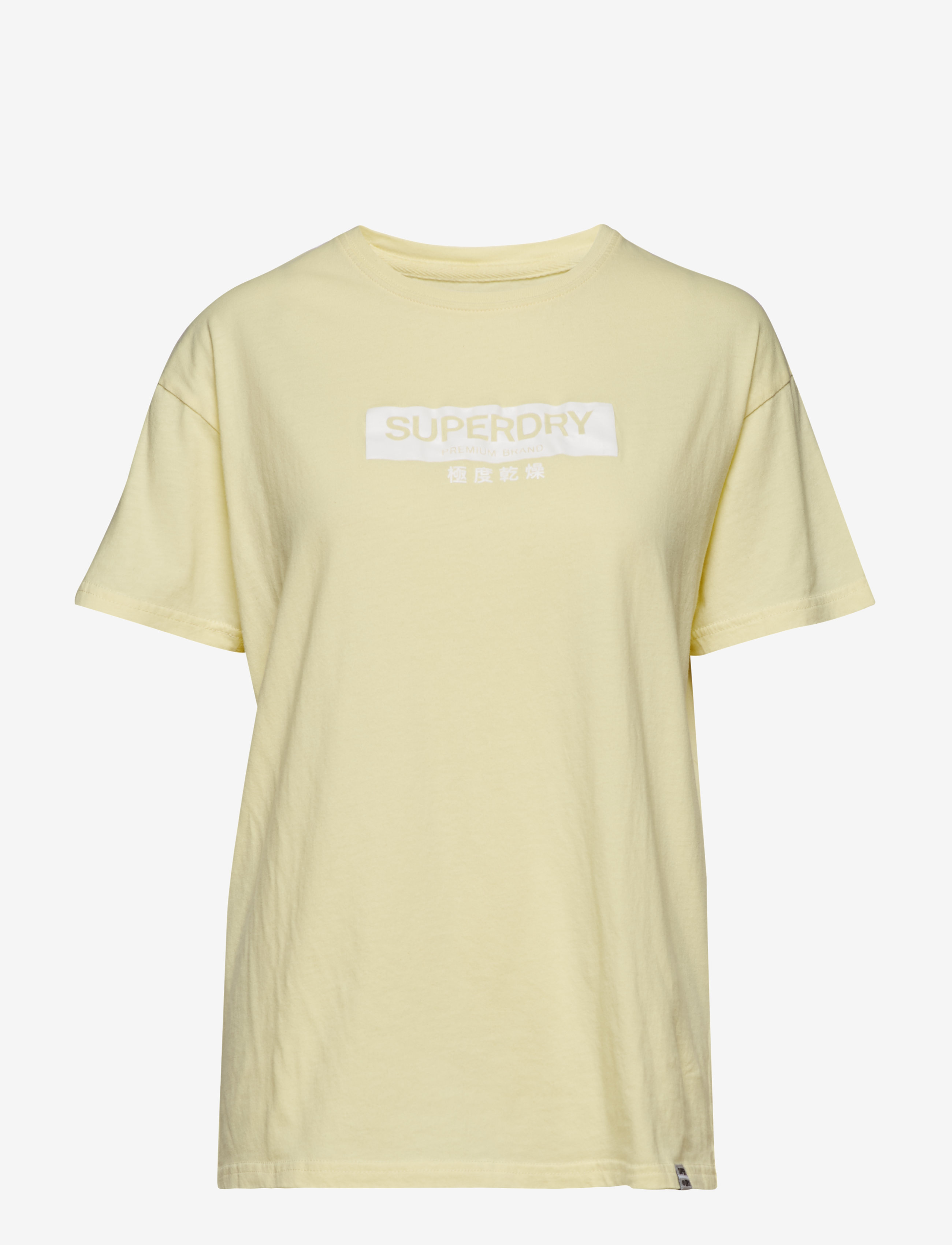 Superdry - PREMIUM BRAND CLASSIC PORTLAND TEE - wax yellow - 0
