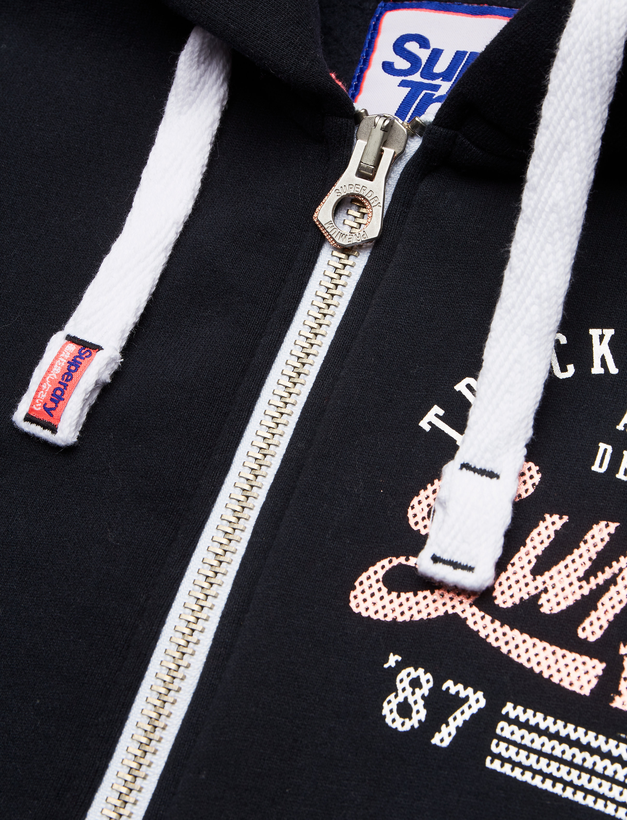 Superdry - TRACK & FIELD ZIPHOOD - eclipse navy - 3