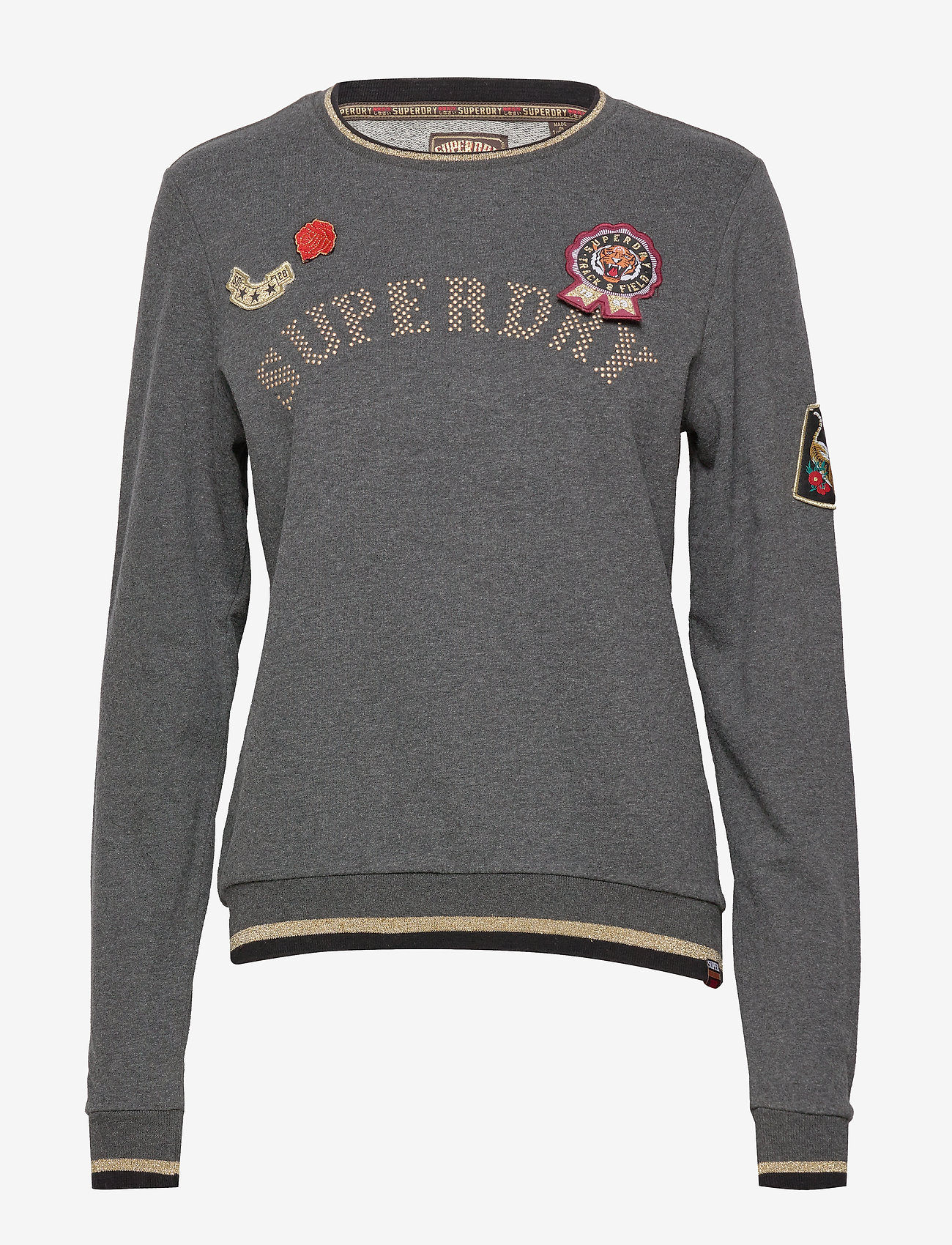 Superdry - ROSE ARMY CREW - deep charcoal - 0