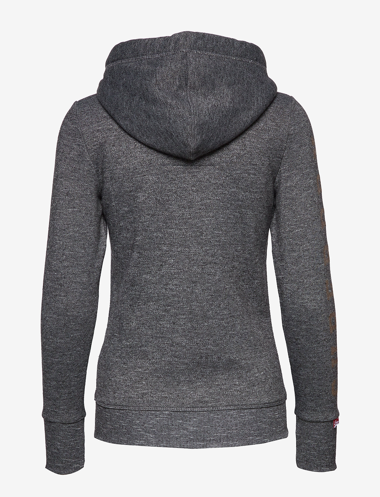 Superdry - TRACK & FIELD BORG ZIPHOOD - black noire grindle - 1