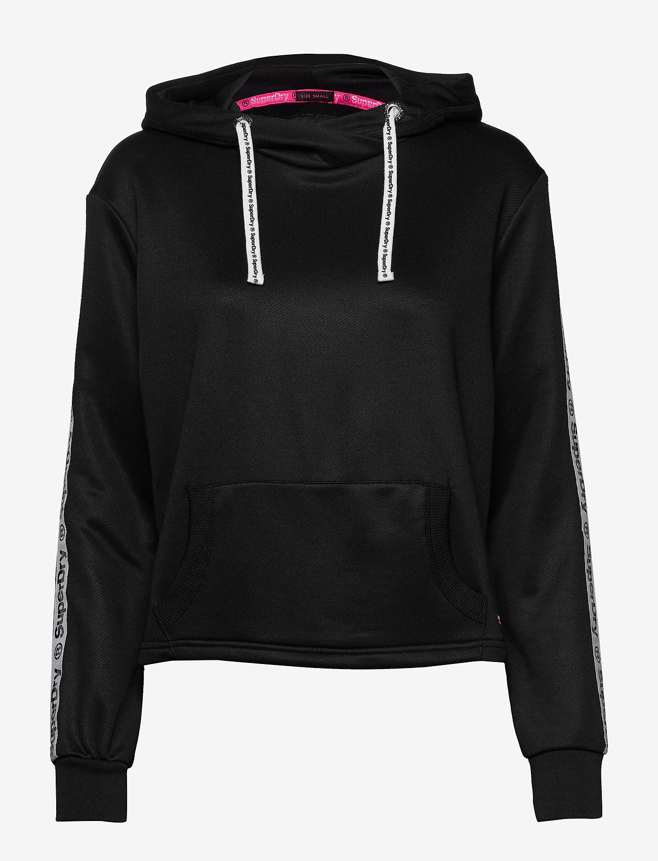 Superdry - FASHION FITNESS CROP HOOD - black - 0
