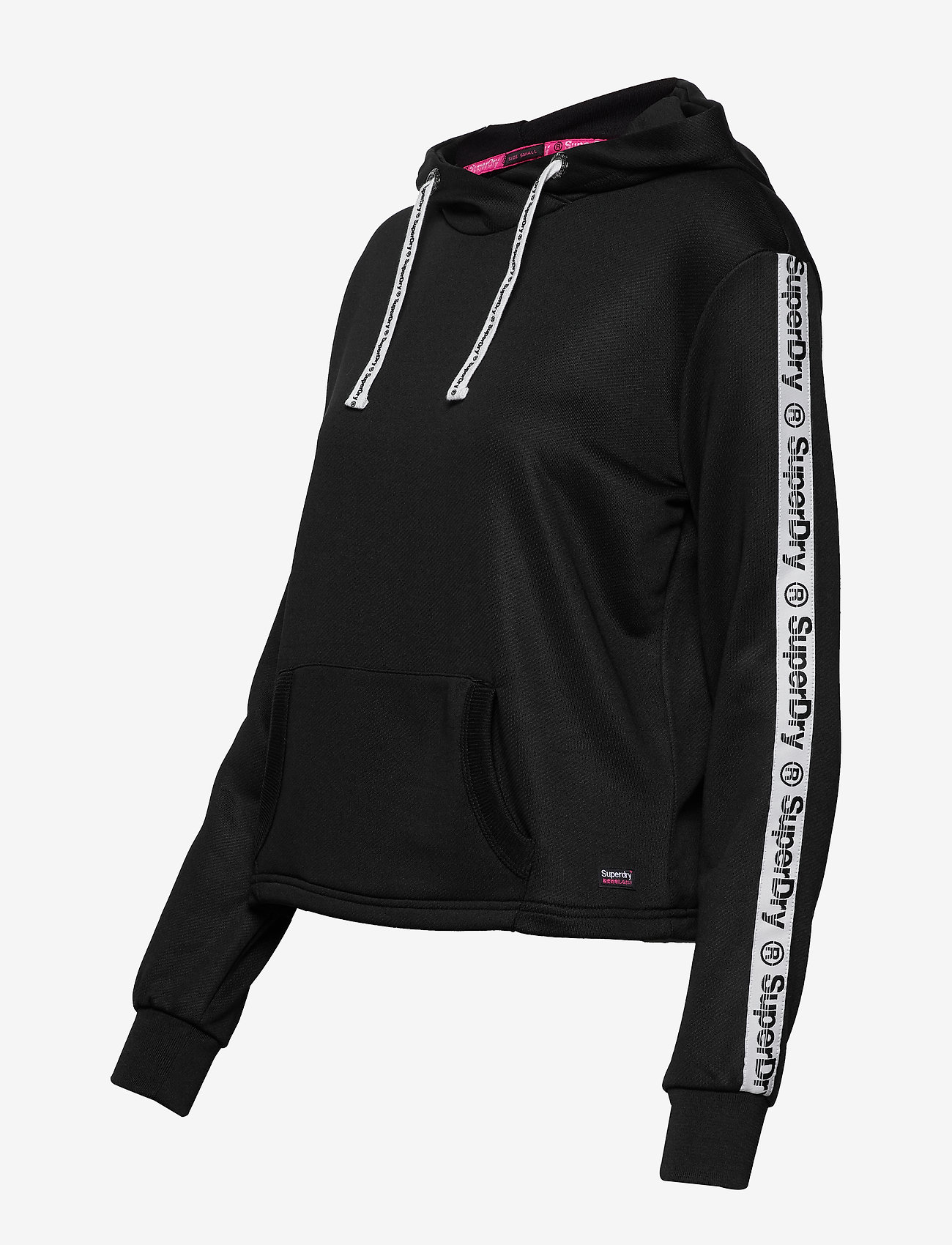 Superdry - FASHION FITNESS CROP HOOD - black - 4