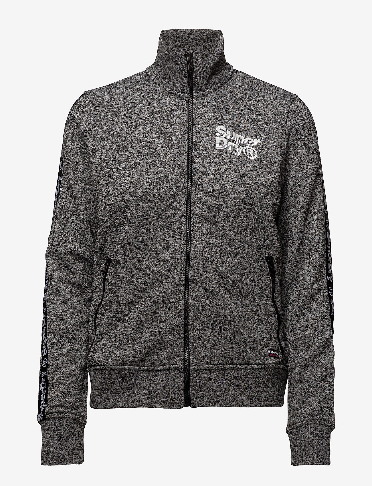 Superdry - FASHION FITNESS TRIC TRACK TOP - graphite grey - 0