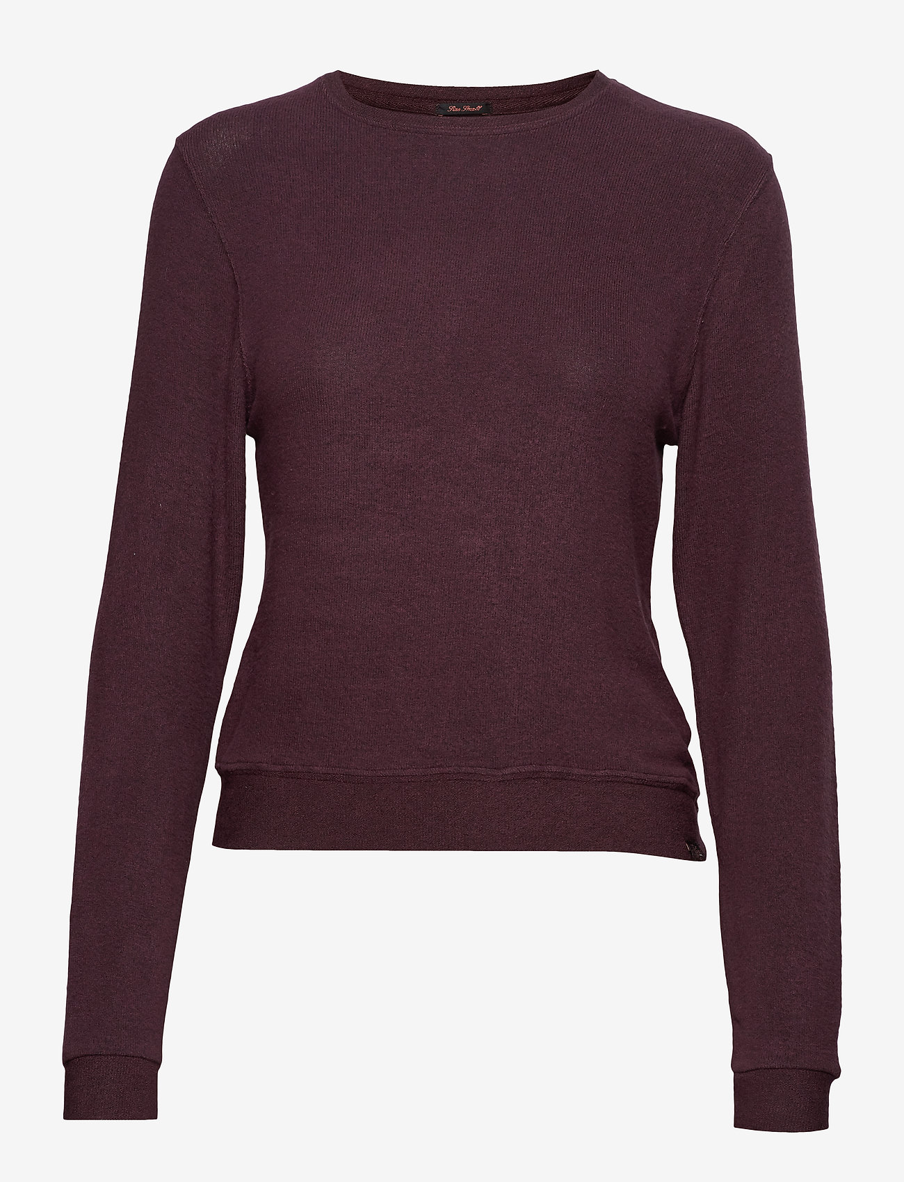 Superdry - SUPER SOFT CREW - chic burgundy - 0