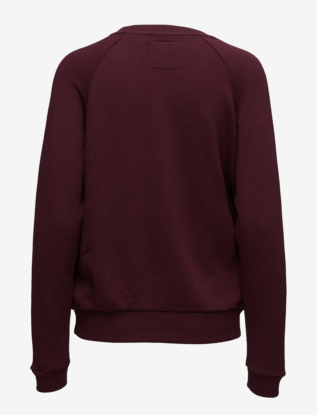Superdry - APPLIQUE RAGLAN CREW - egerie burgundy - 1