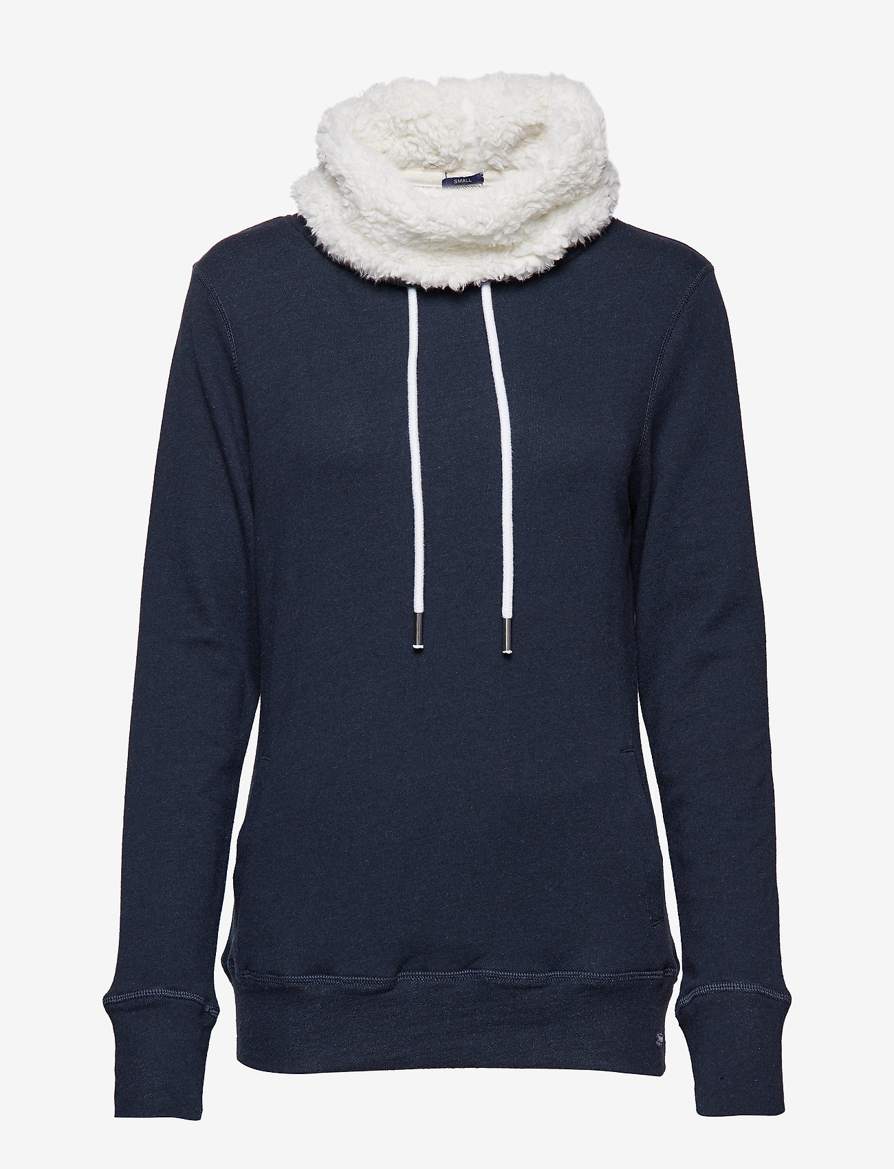 Superdry - ZINNIA SHERPA FUNNEL SWEAT - nightsky navy rugged - 0