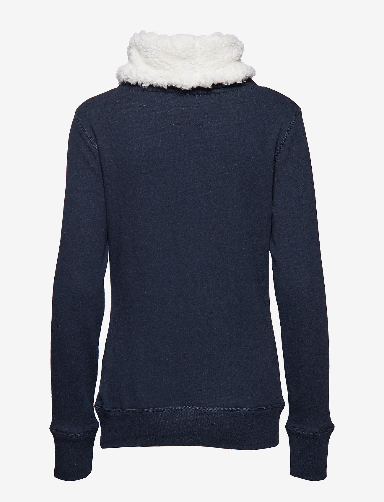 Superdry - ZINNIA SHERPA FUNNEL SWEAT - nightsky navy rugged - 1