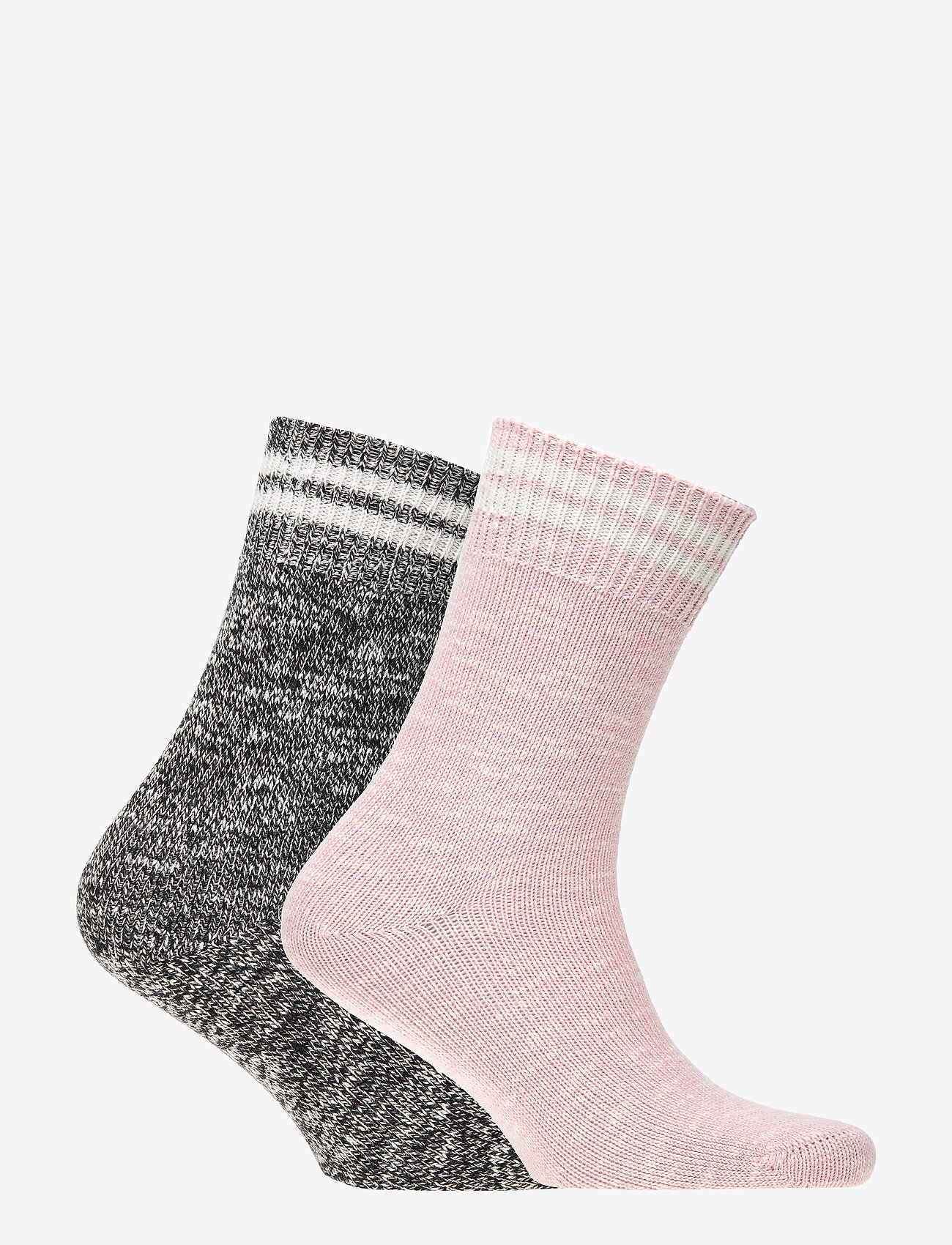 Superdry - SUPERDRY SPORTY MARL SOCKS (DOUBLE PACK) - mono/blush pink - 1