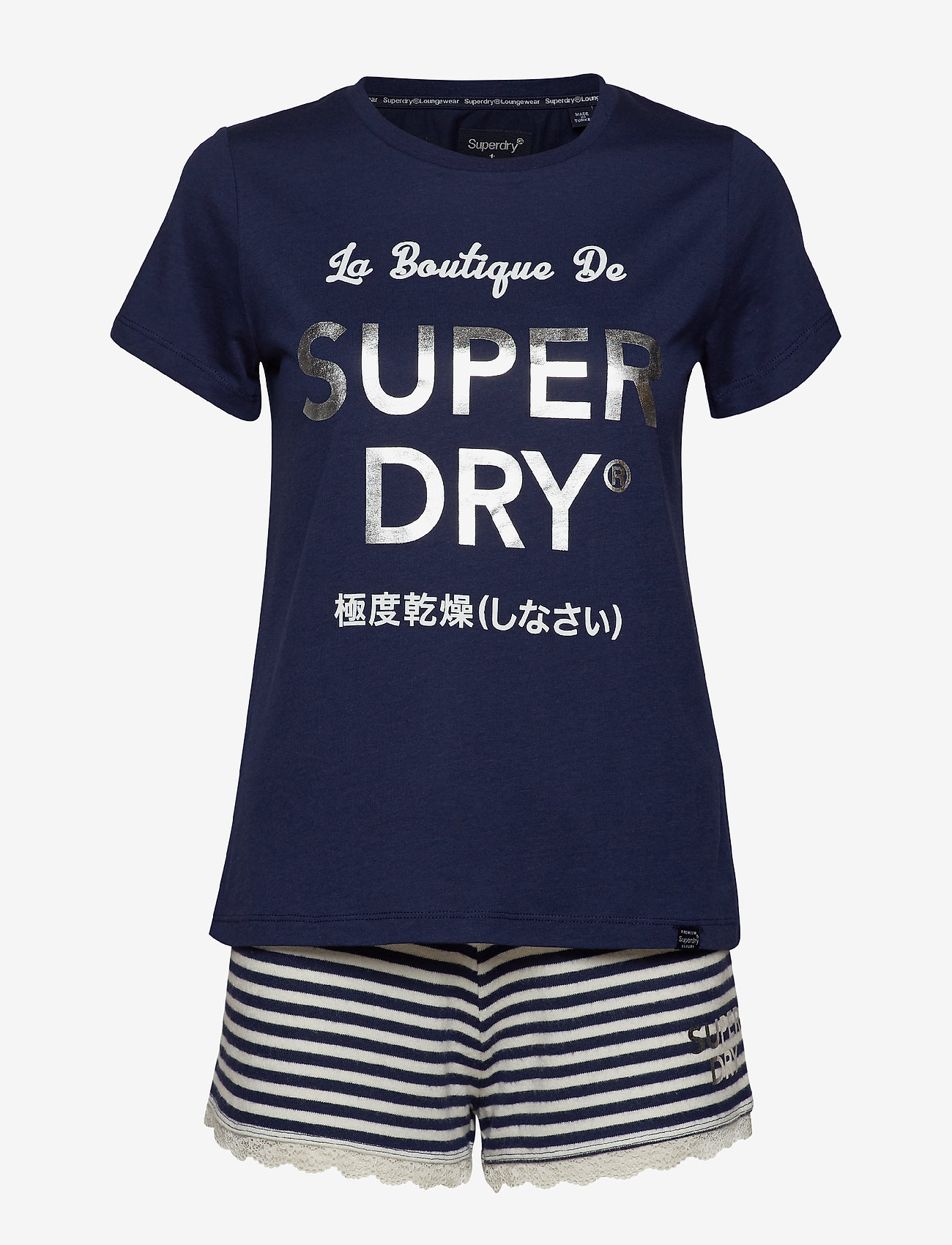 EMMA LACE LOUNGEWEAR SET - DAZZLING BLUE