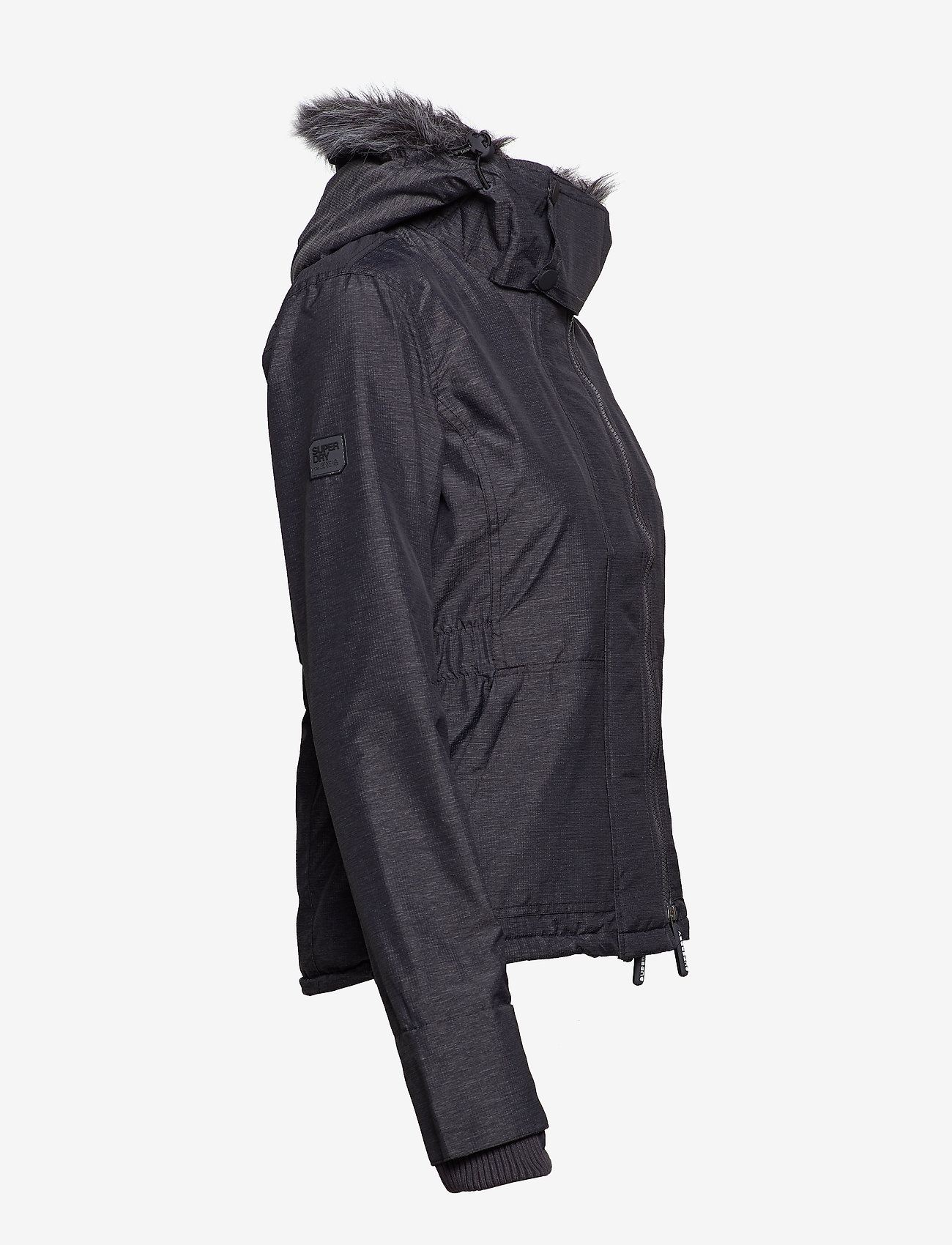 Superdry - HOOD FUR SHERPA WIND ATTACKER - mid charcoal marl/black - 3