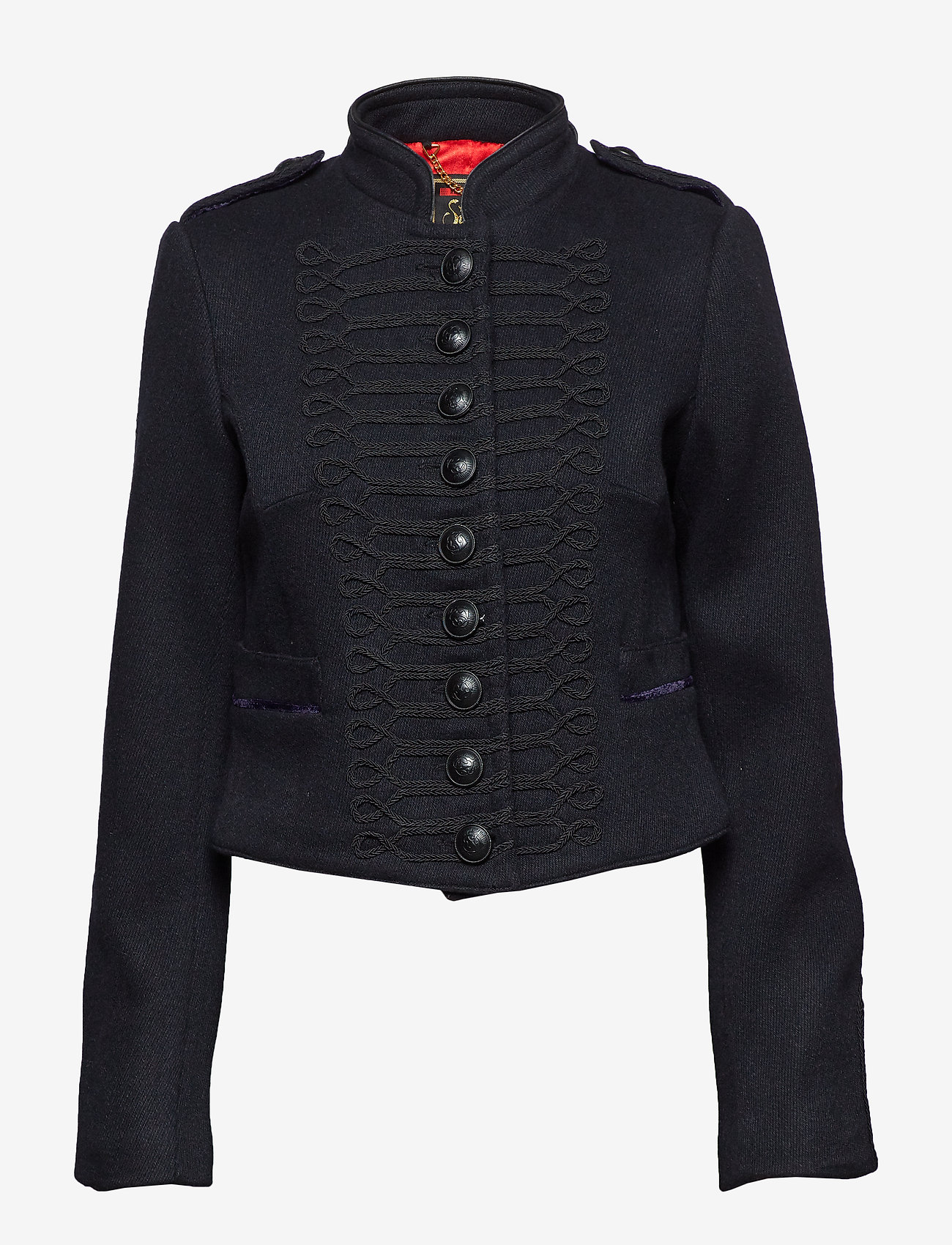 Superdry - CROPPED DUCHESS WOOL JKT - black - 0