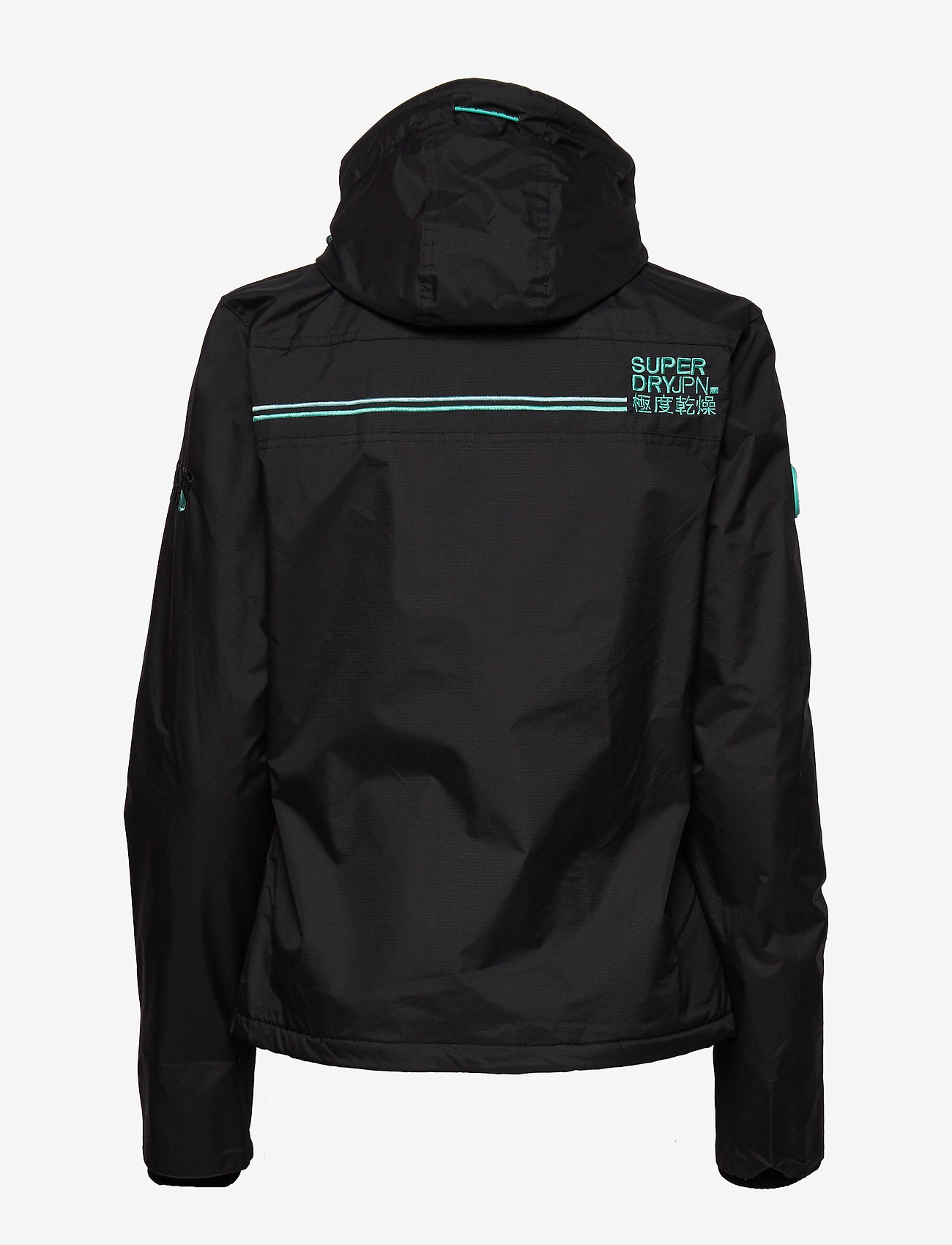 Superdry - ARCTIC HOODED POP ZIP WINDCHEATER - black/spearmint - 2