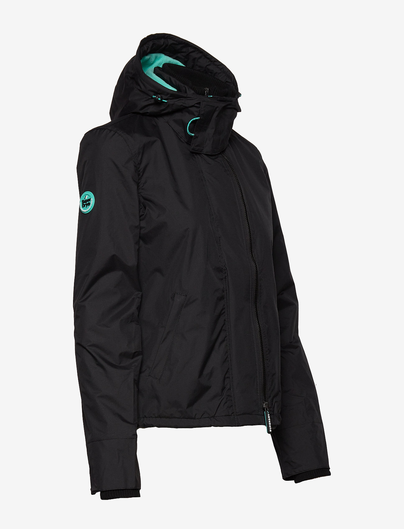 Superdry - ARCTIC HOODED POP ZIP WINDCHEATER - black/spearmint - 3