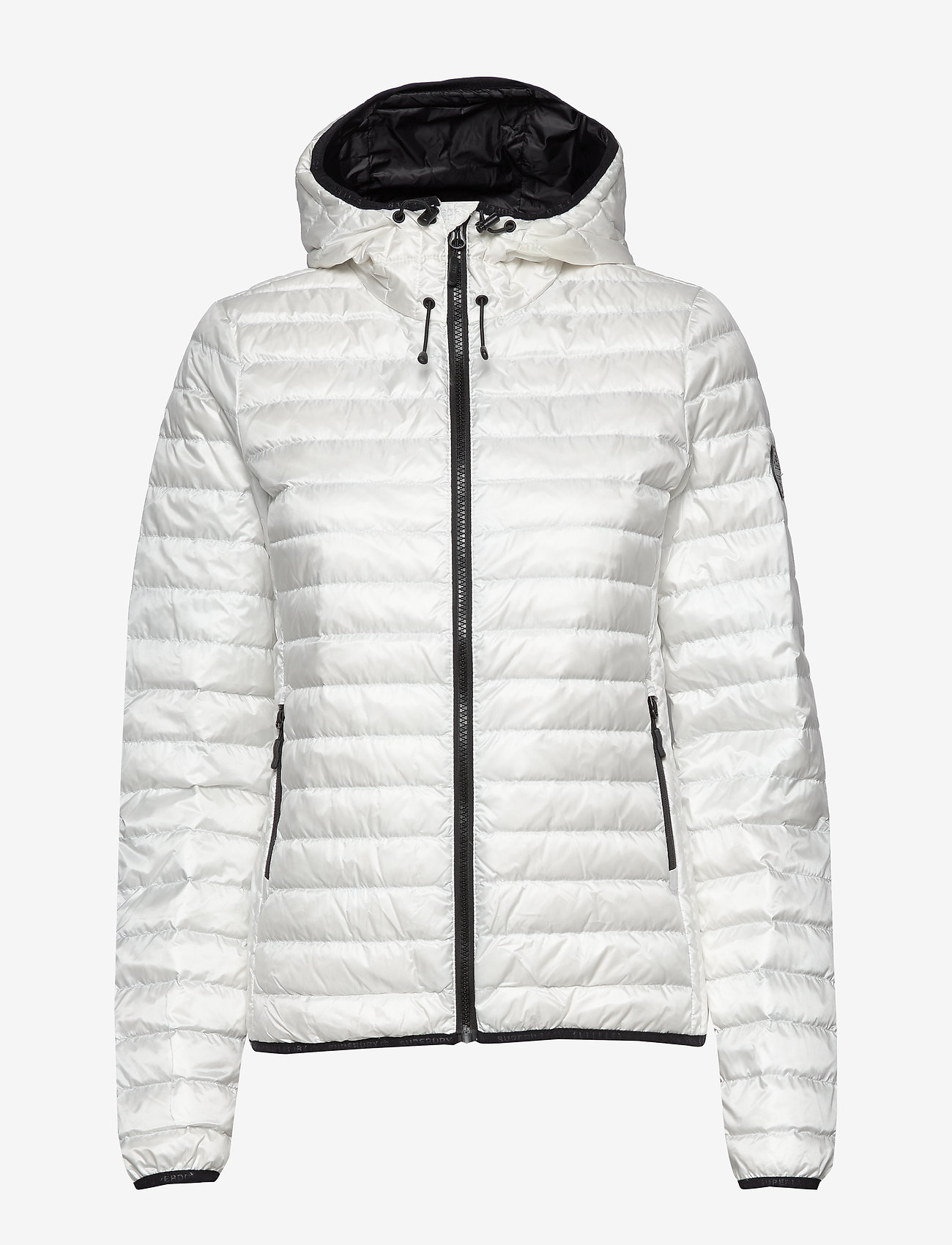 Superdry - CORE DOWN HOODED JACKET - optic white - 1