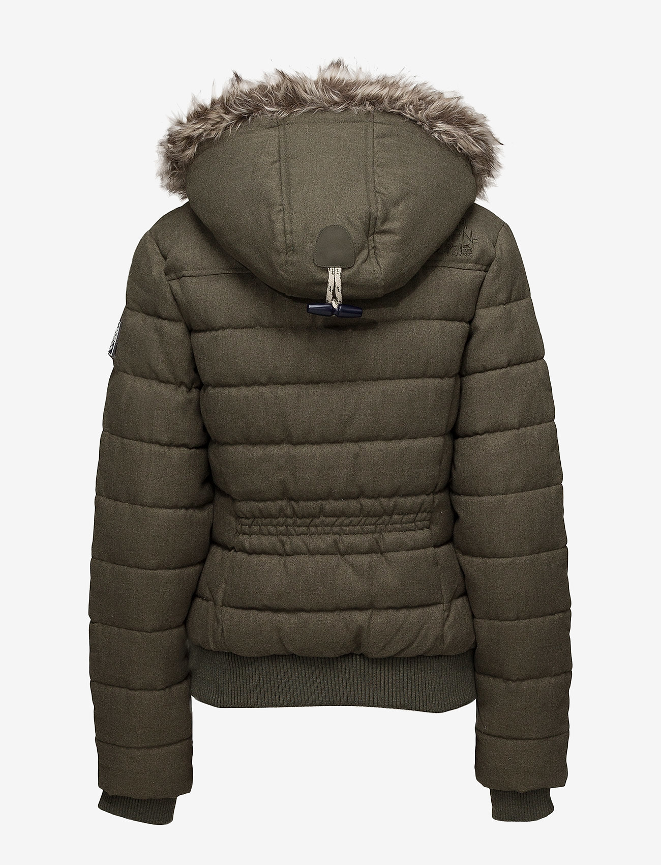Superdry - MARL TOGGLE PUFFLE JACKET - dakota green herringbone - 2