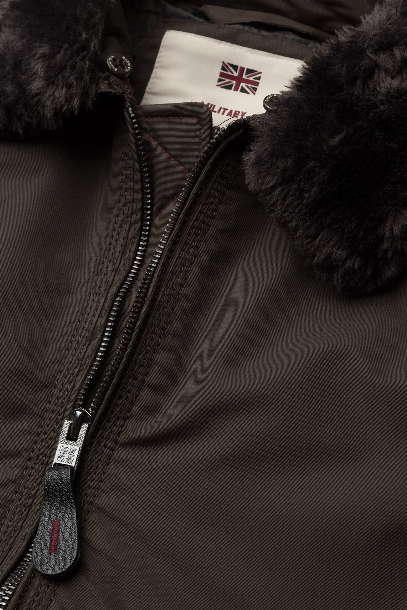 Superdry - SDR WINTER FLITE JACKET - deep khaki - 3