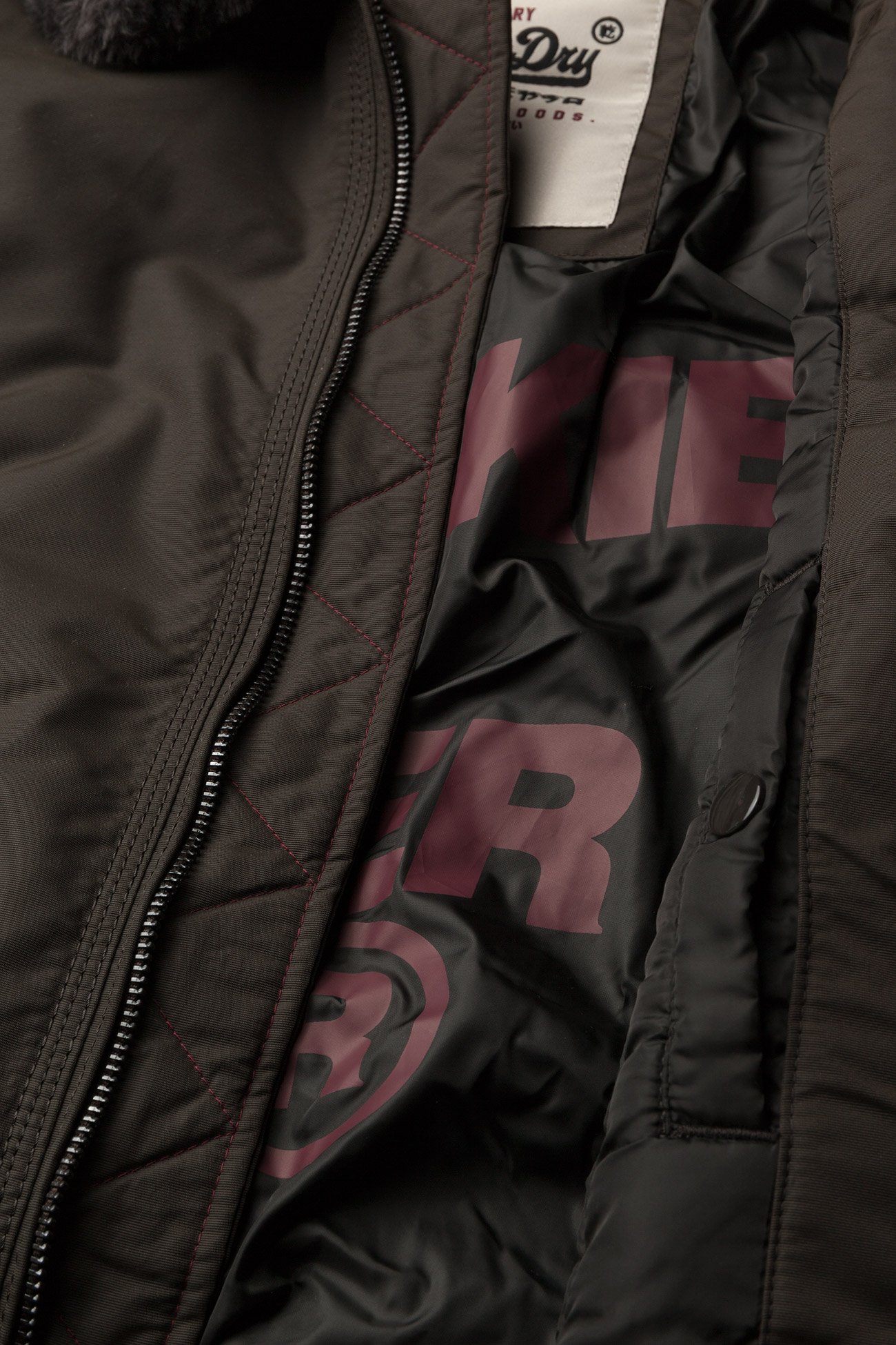 Superdry - SDR WINTER FLITE JACKET - deep khaki - 5
