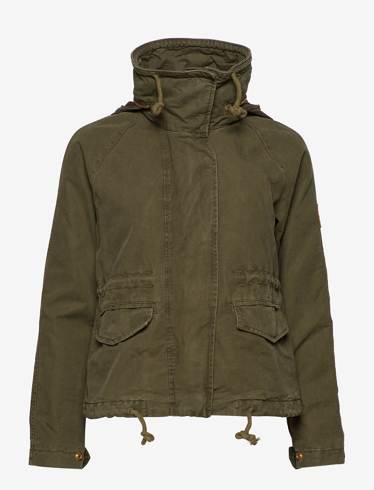 Superdry - ROOKIE FIELD CROP PARKA - olive - 1