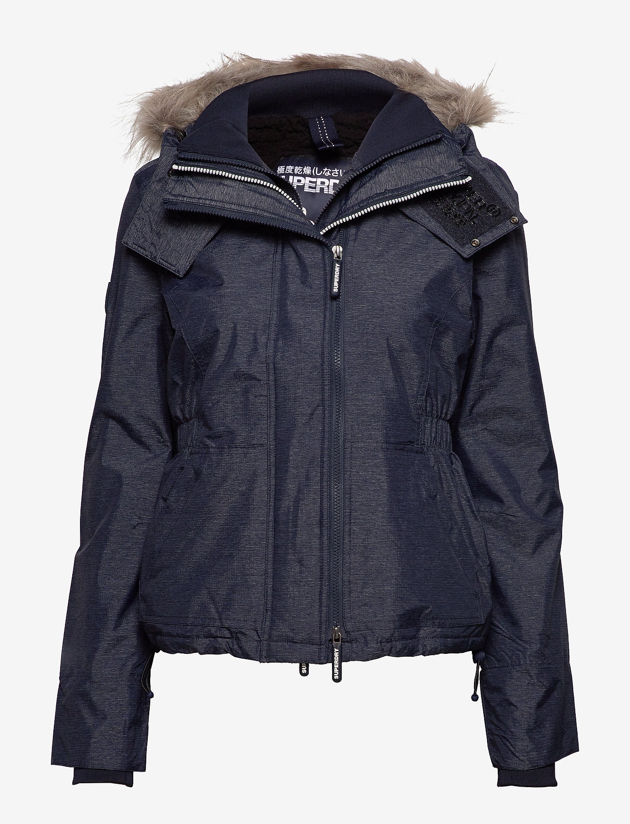 Superdry - HOODED FUR WINTER WINDATTACKER - new navy marl - 1
