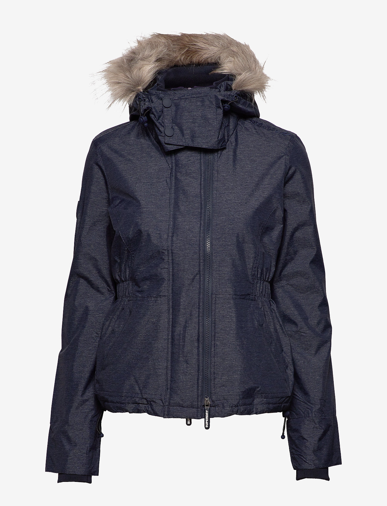 Superdry - HOODED FUR WINTER WINDATTACKER - new navy marl - 2
