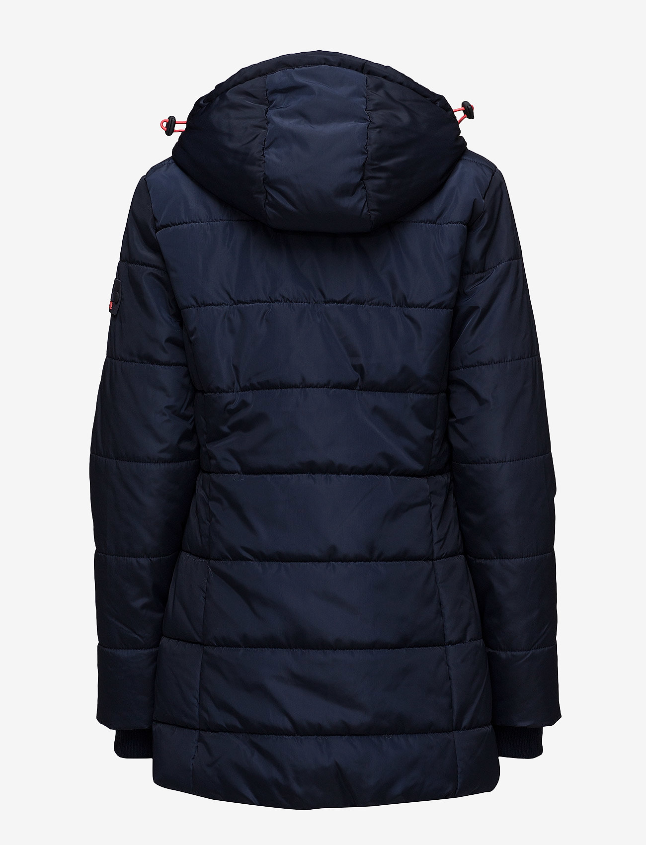Superdry - TALL SPORTS PUFFER - navy/fluro coral - 2