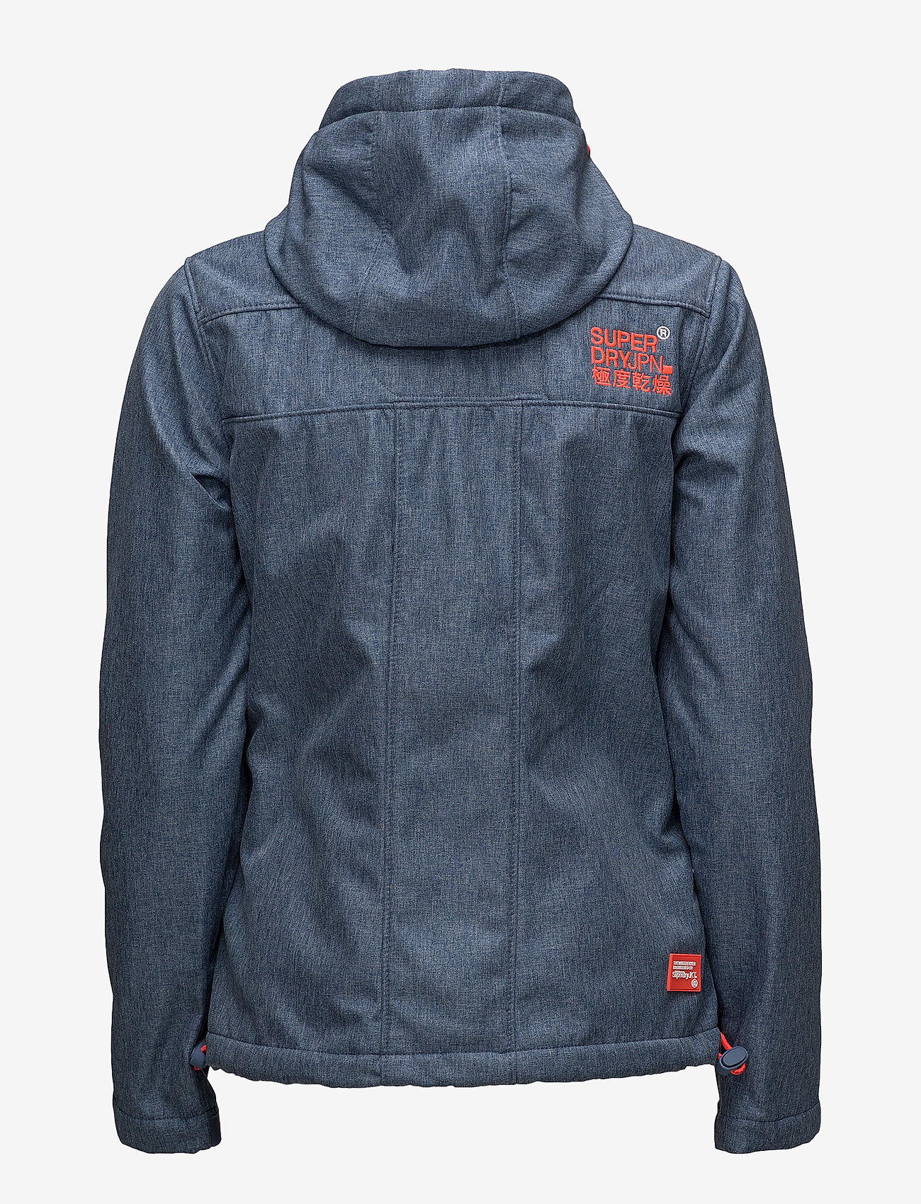 Superdry - HOODED WINDTREKKER - navy marl/fluro cherry - 2