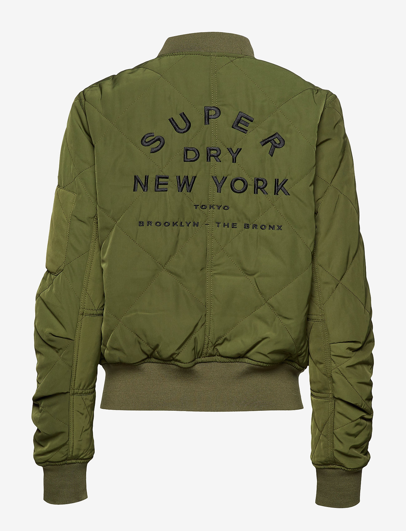 Superdry - QUILTED UTILITY BOMBER - khaki/black - 1