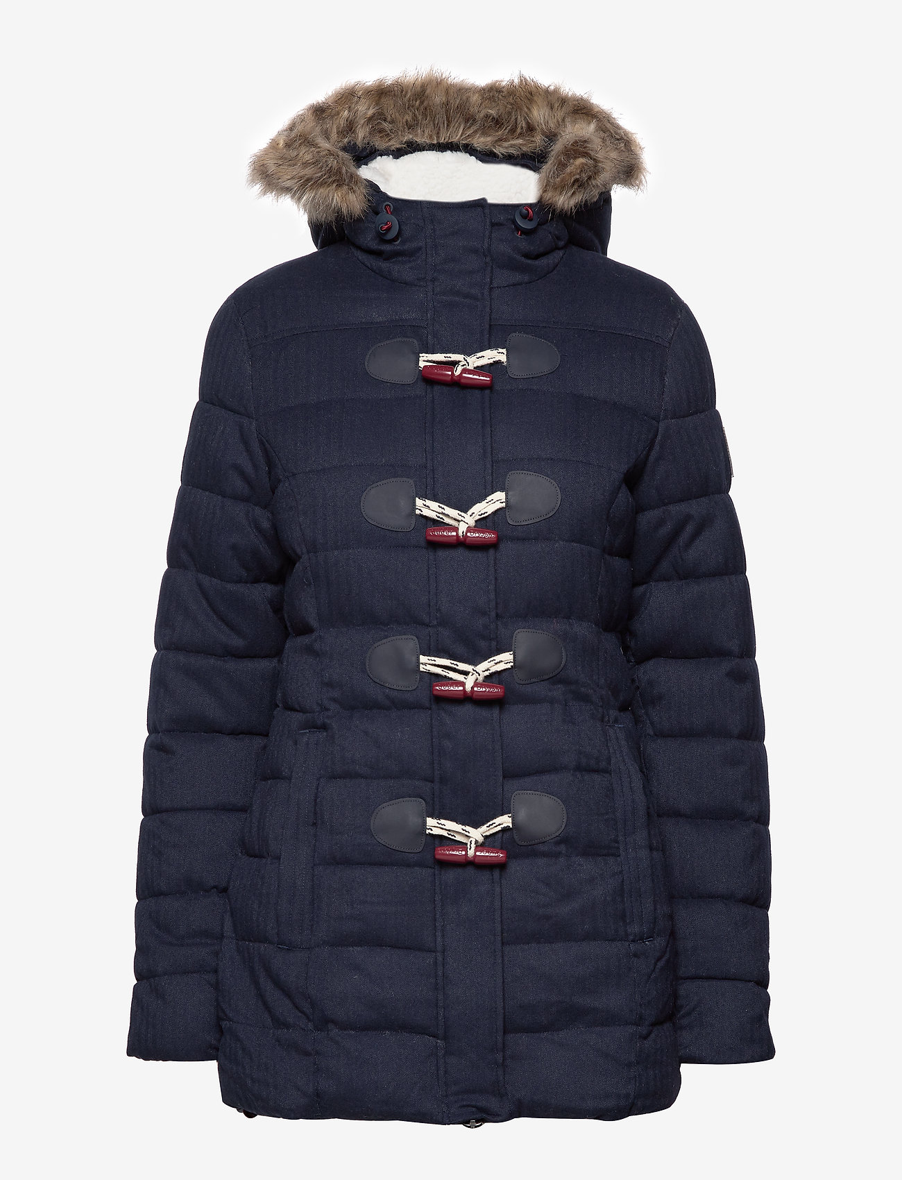 Superdry - TALL MARL TOGGLE PUFFLE JACKET - eclipse navy - 1