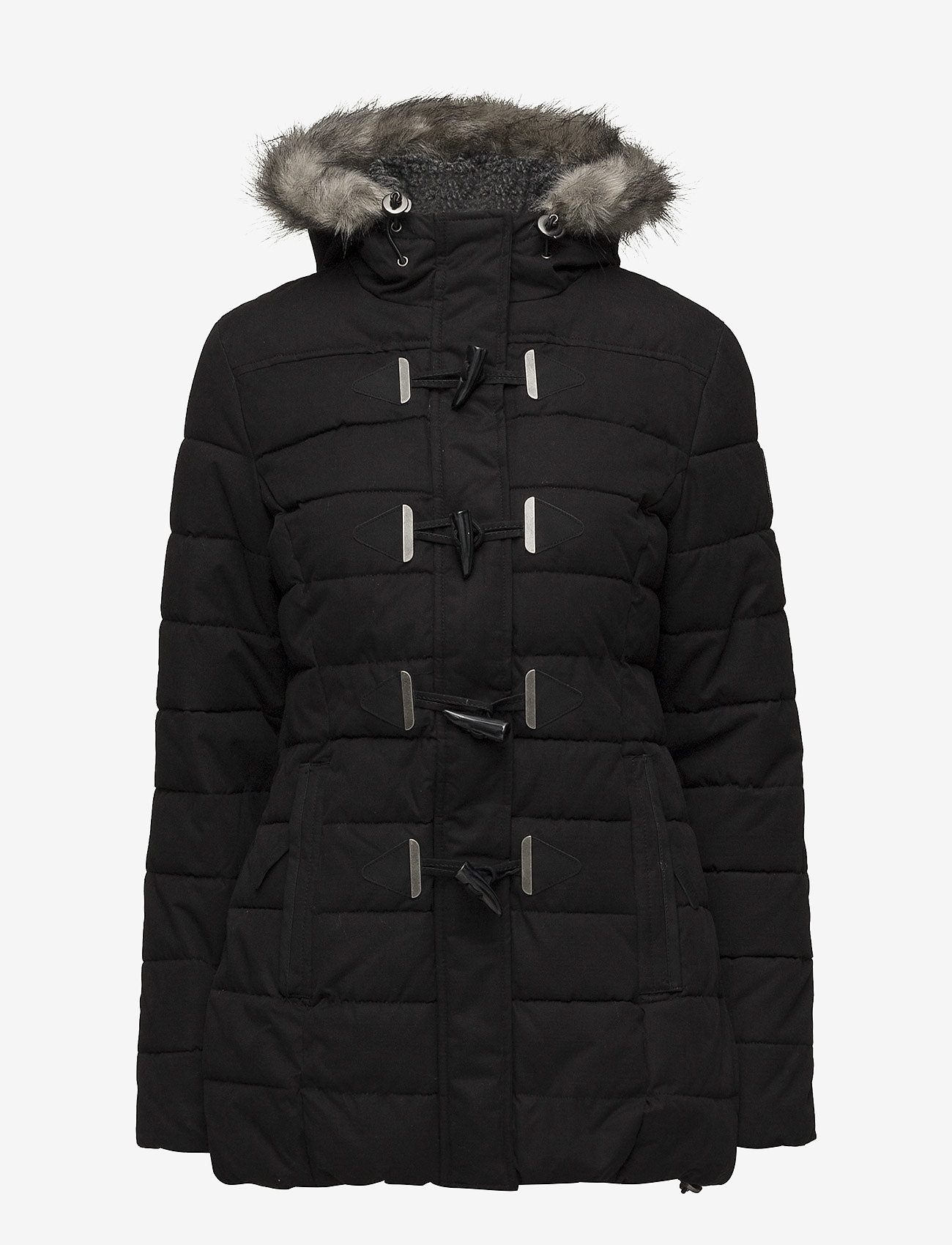 Superdry - MF TALL TOGGLE PUFFLE JACKET - black - 1