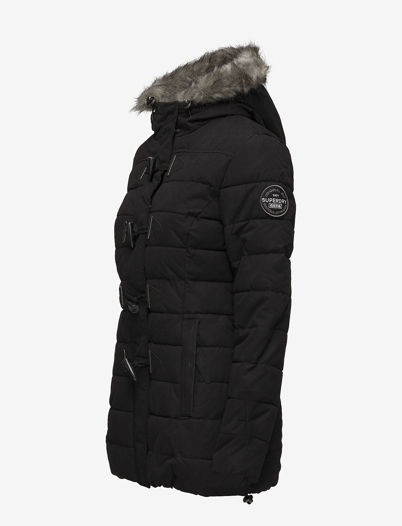 Superdry - MF TALL TOGGLE PUFFLE JACKET - black - 3