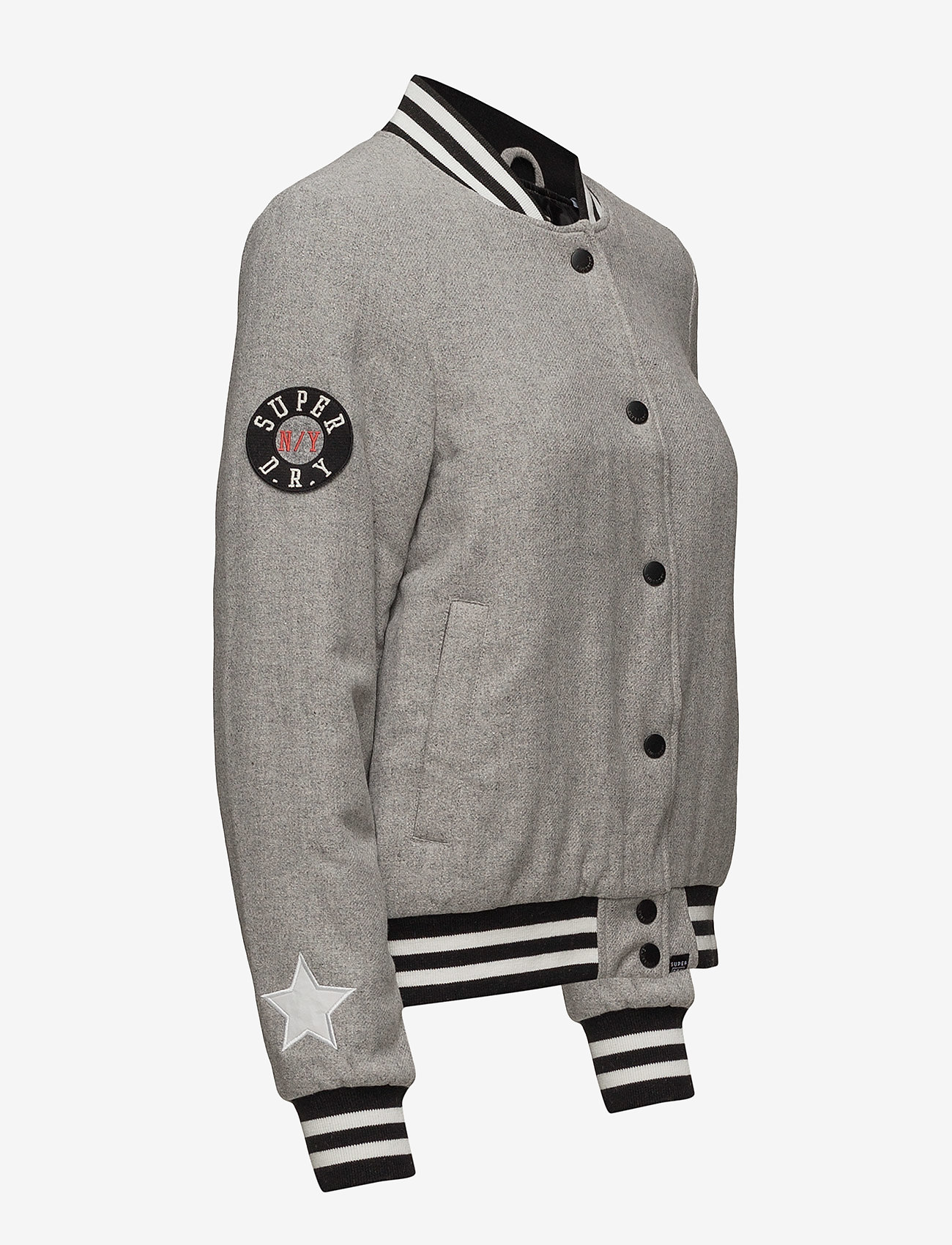 Superdry - VARSITY BOMBER - grey marl - 3