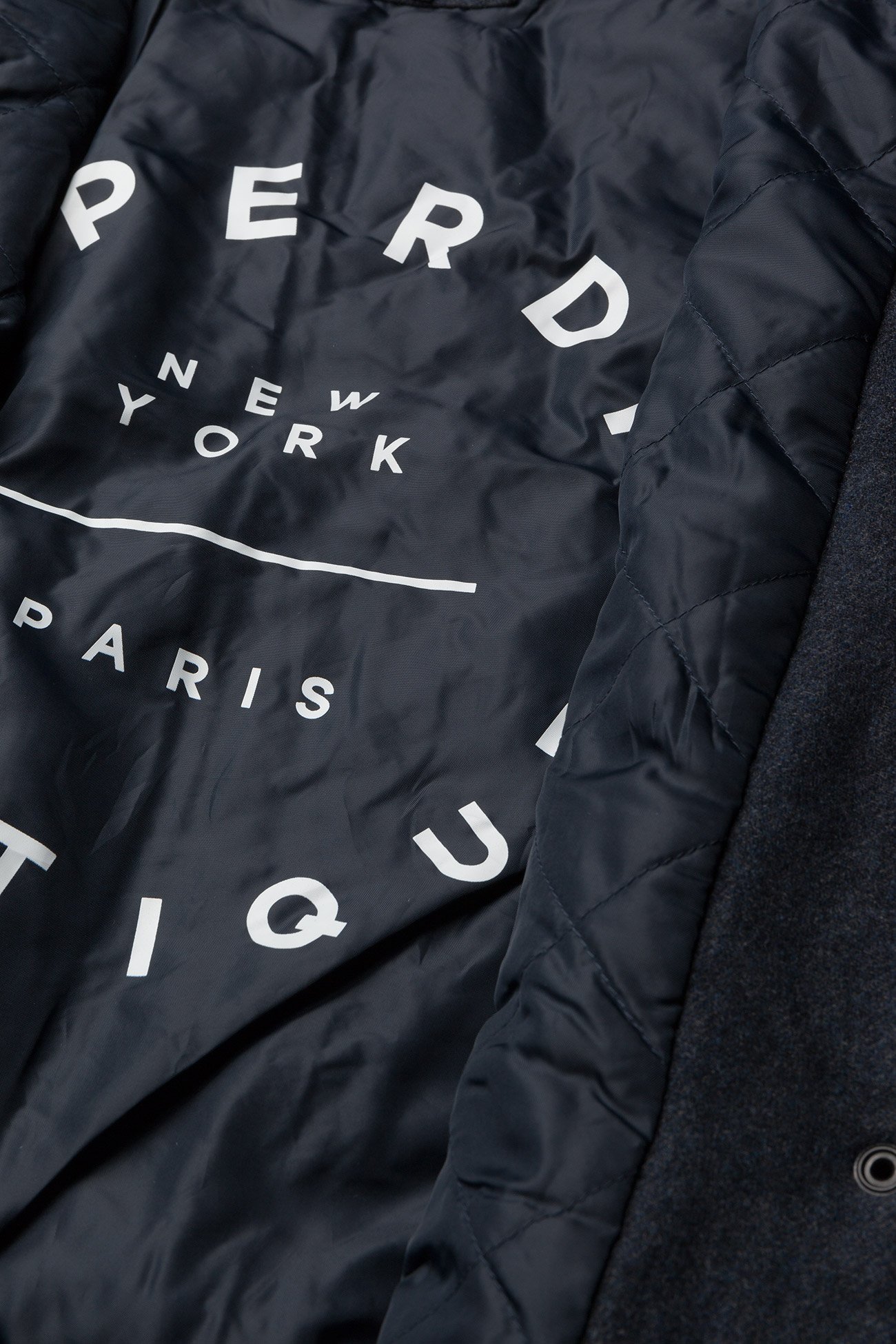 Superdry - VARSITY BOMBER - navy marl - 5