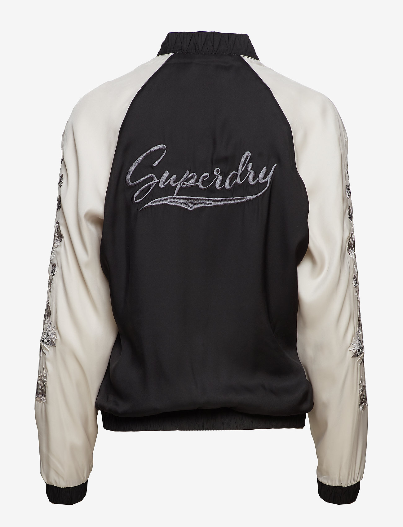 Superdry - SUPER LUXE BOMBER - black/taupe - 1