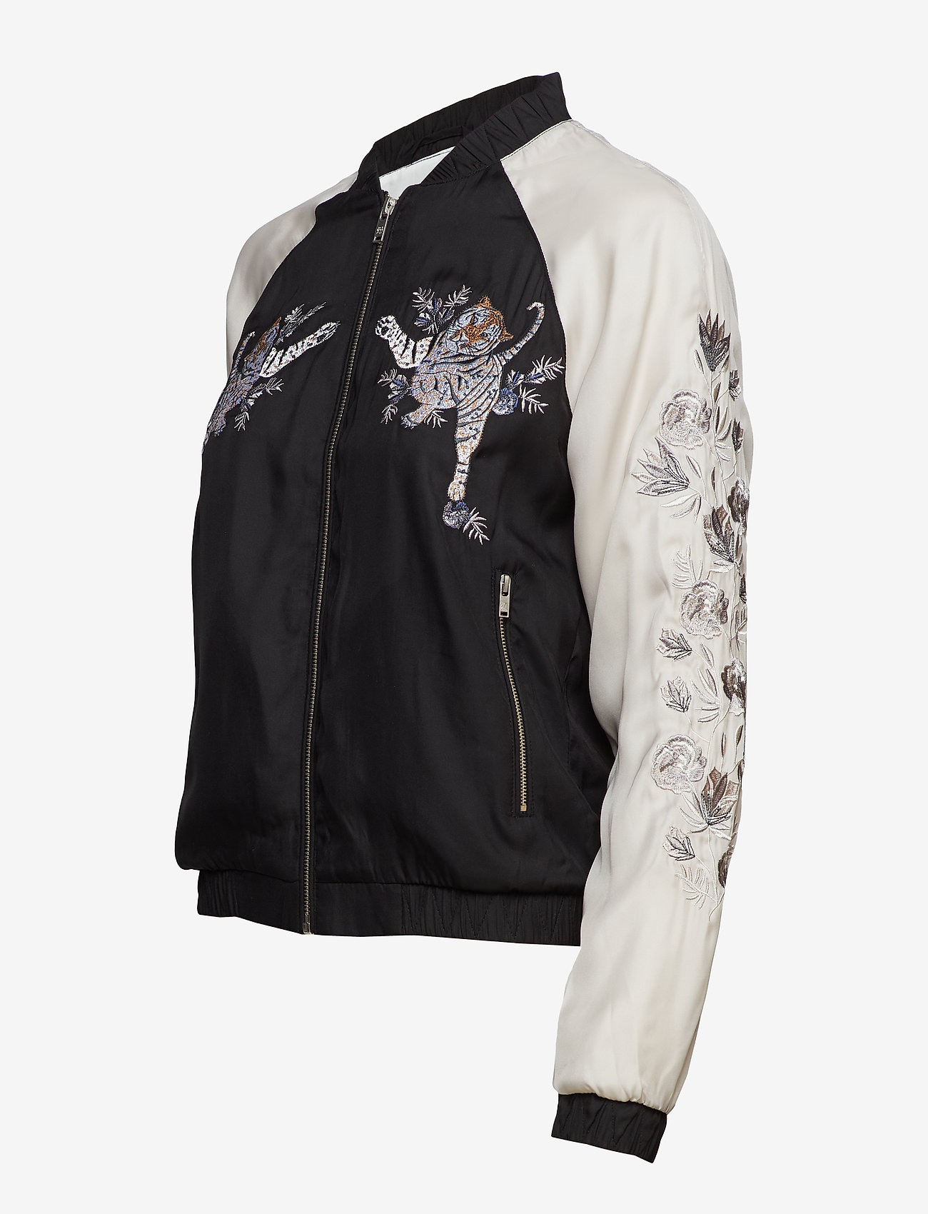 Superdry - SUPER LUXE BOMBER - black/taupe - 2