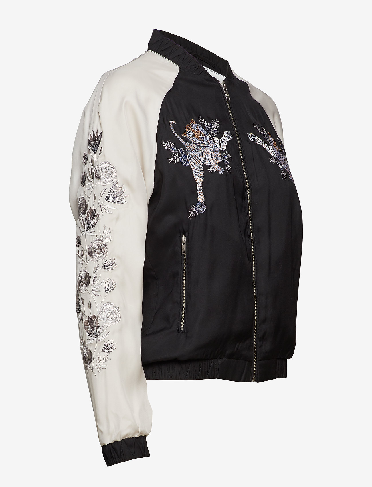 Superdry - SUPER LUXE BOMBER - black/taupe - 3