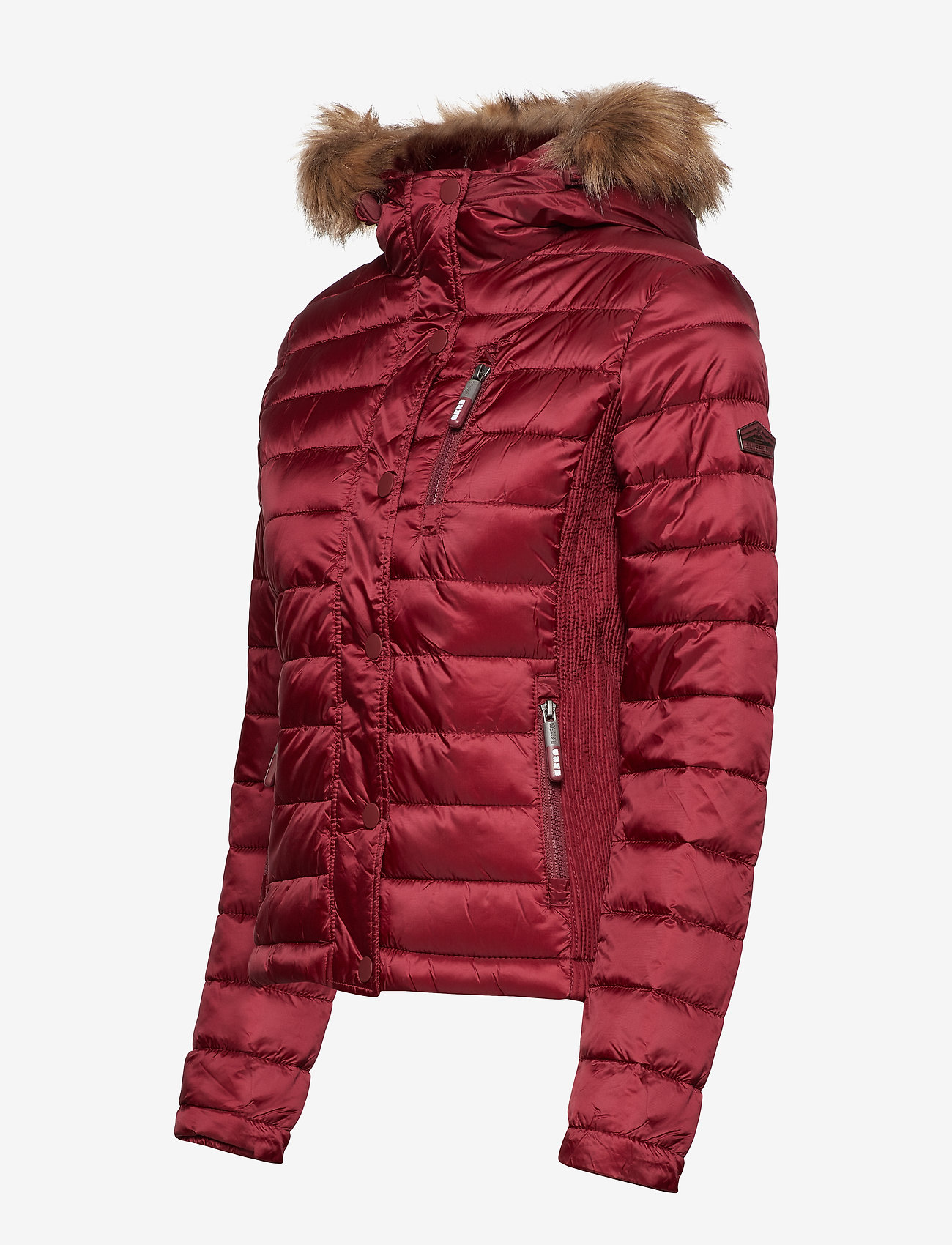 Superdry - LUXE FUJI DOUBLE ZIP HOOD - garnet - 3