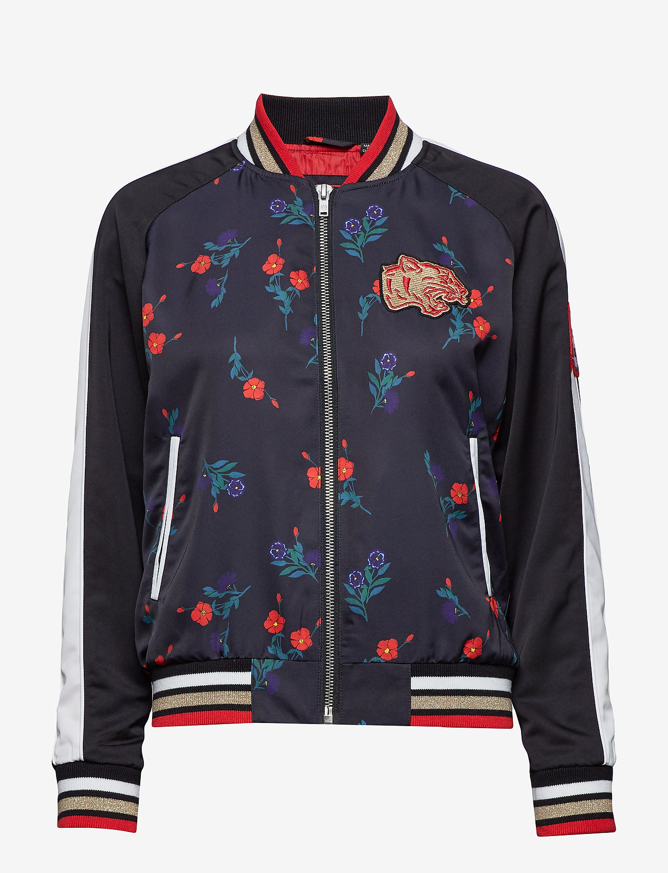 Superdry - CNY BOMBER - black floral print - 0