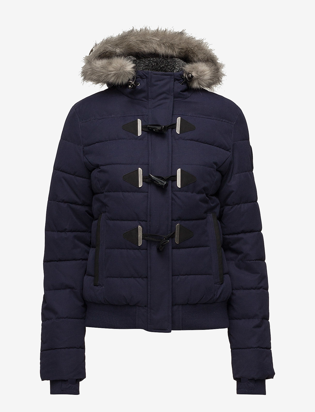Superdry - MICROFBRE TOGGLE PUFFLE JACKET - navy - 1
