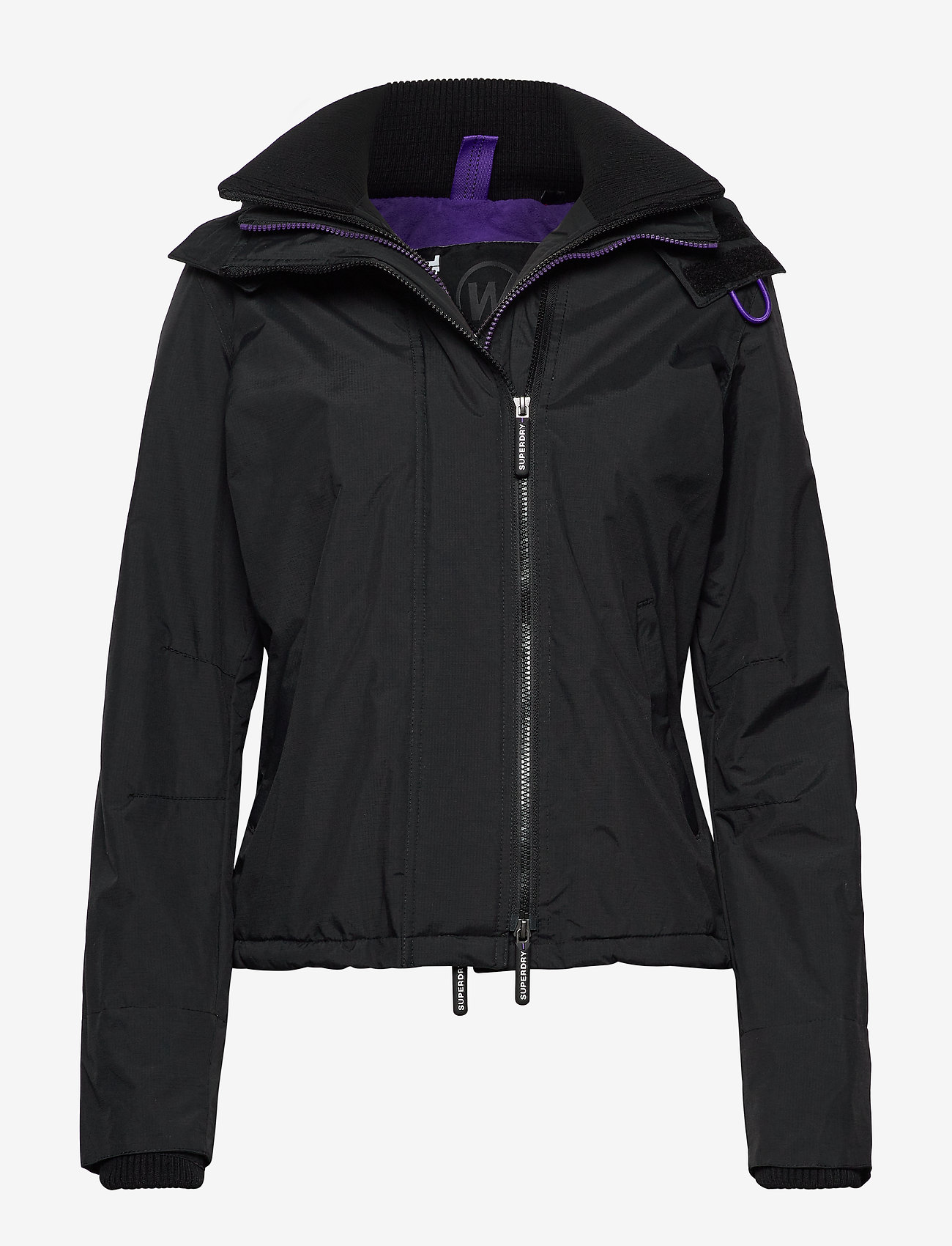Superdry - POP ZIP HOOD ARCTIC WNDCTR NB - black/violet - 0