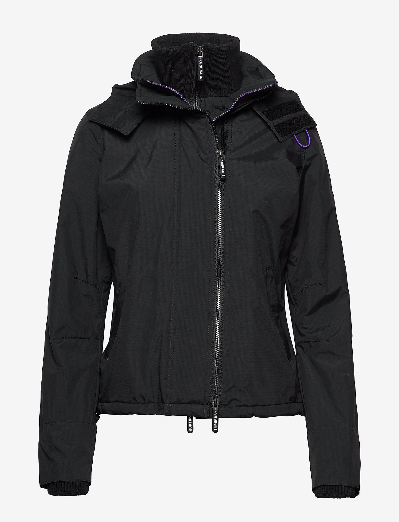 Superdry - POP ZIP HOOD ARCTIC WNDCTR NB - black/violet - 1