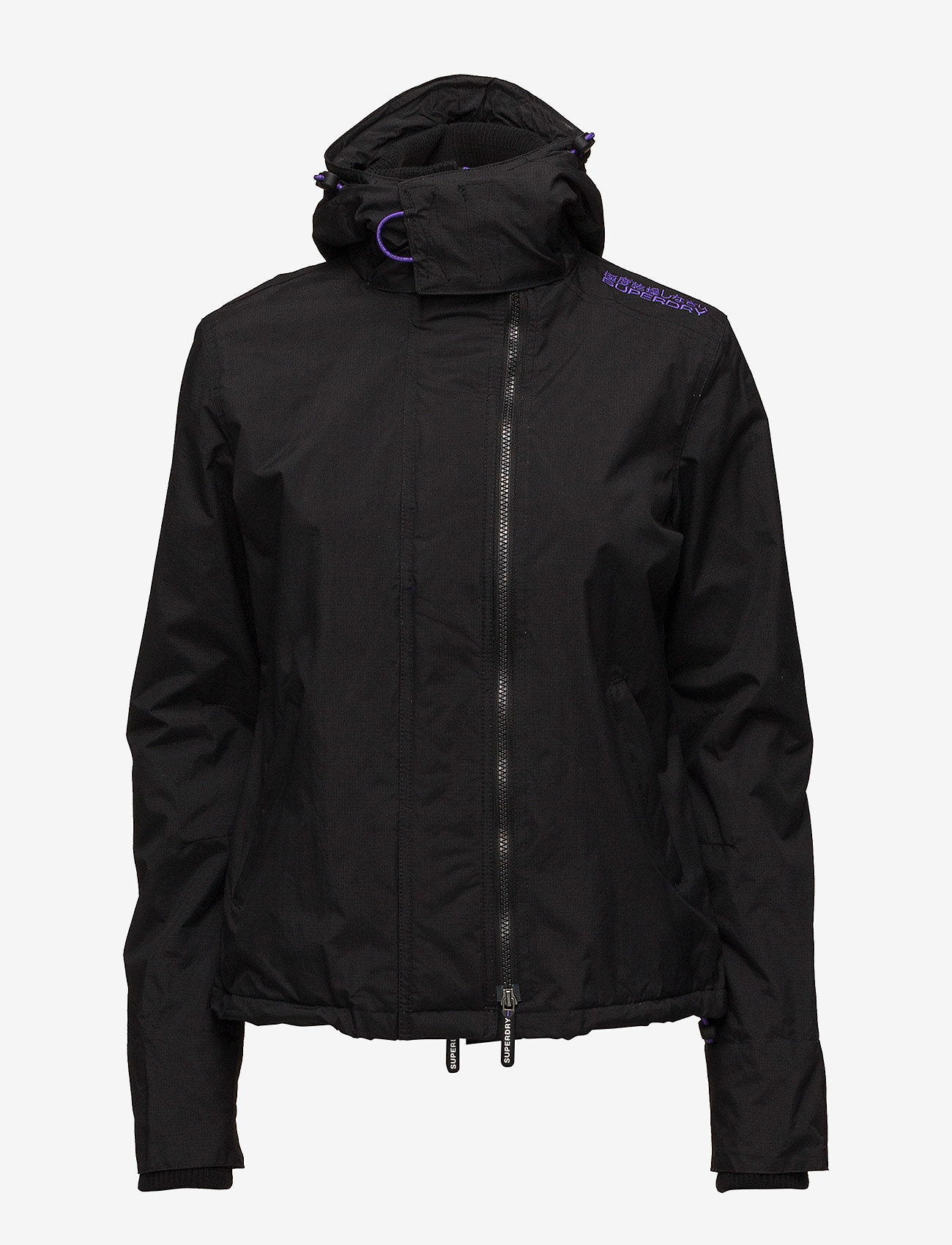 Superdry - POP ZIP HOOD ARCTIC WNDCHEATER - black/violet - 1