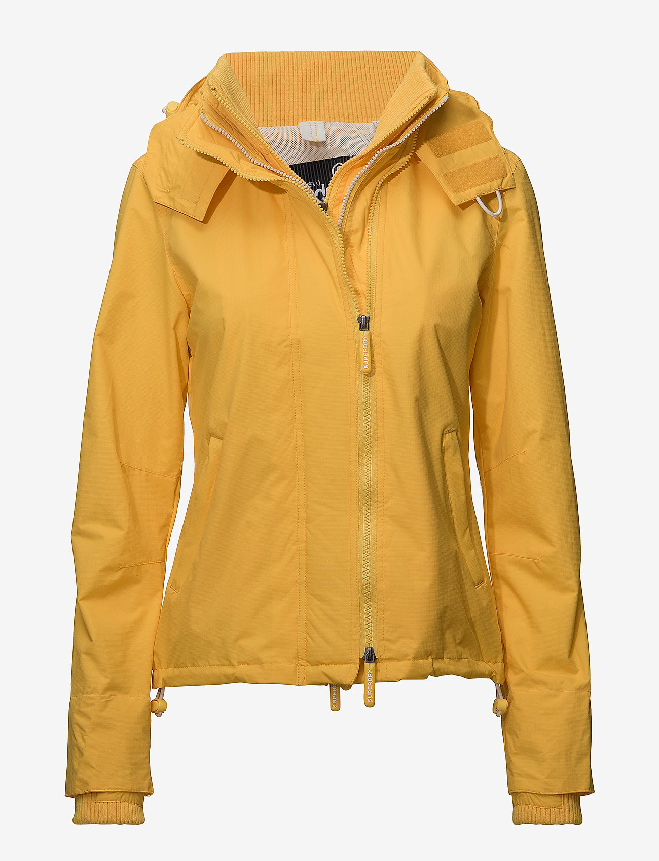 Superdry - TECH HOODED POP ZIP WNDCHEATER - flash yellow/ecru - 0